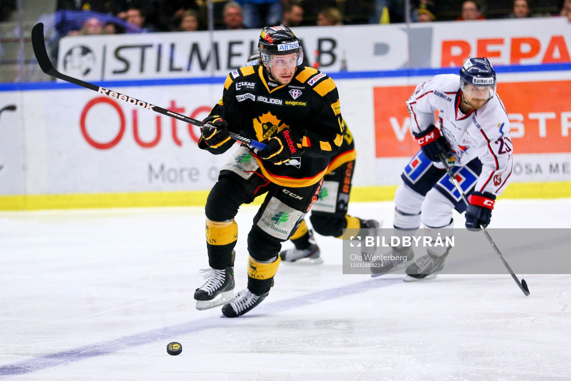 Ishockey, SM-semifinal 1, Skellefteå - Linköping.