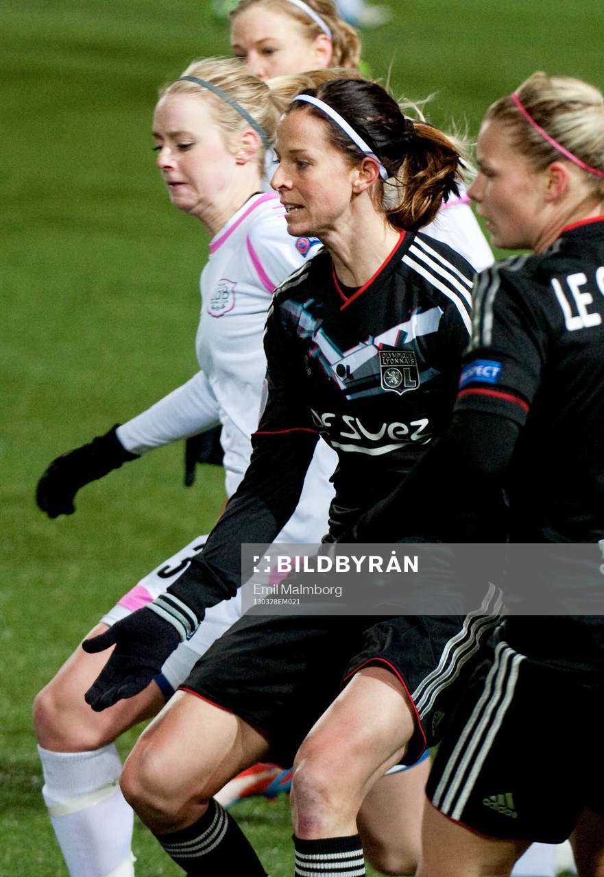 Amanda Ilstedt, Malmö och Lotta Schelin, Lyon