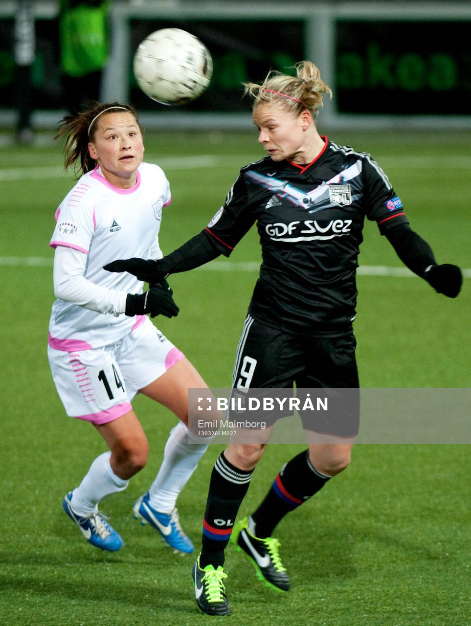 Eugenie Le Sommer, Lyon och Ali Riley, Malmö