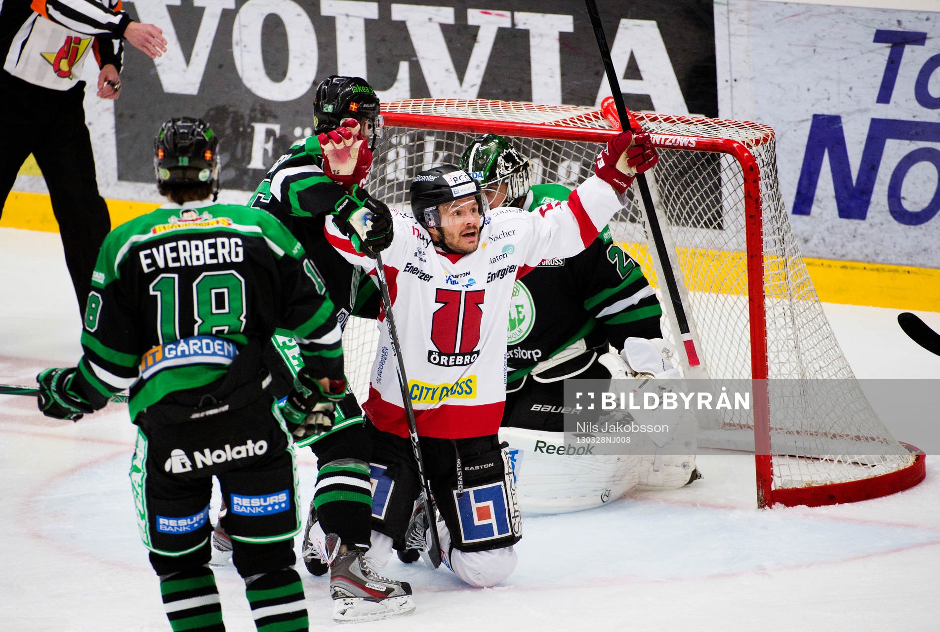 Johan Wiklander, Örebro, har precis gjort 1-0
