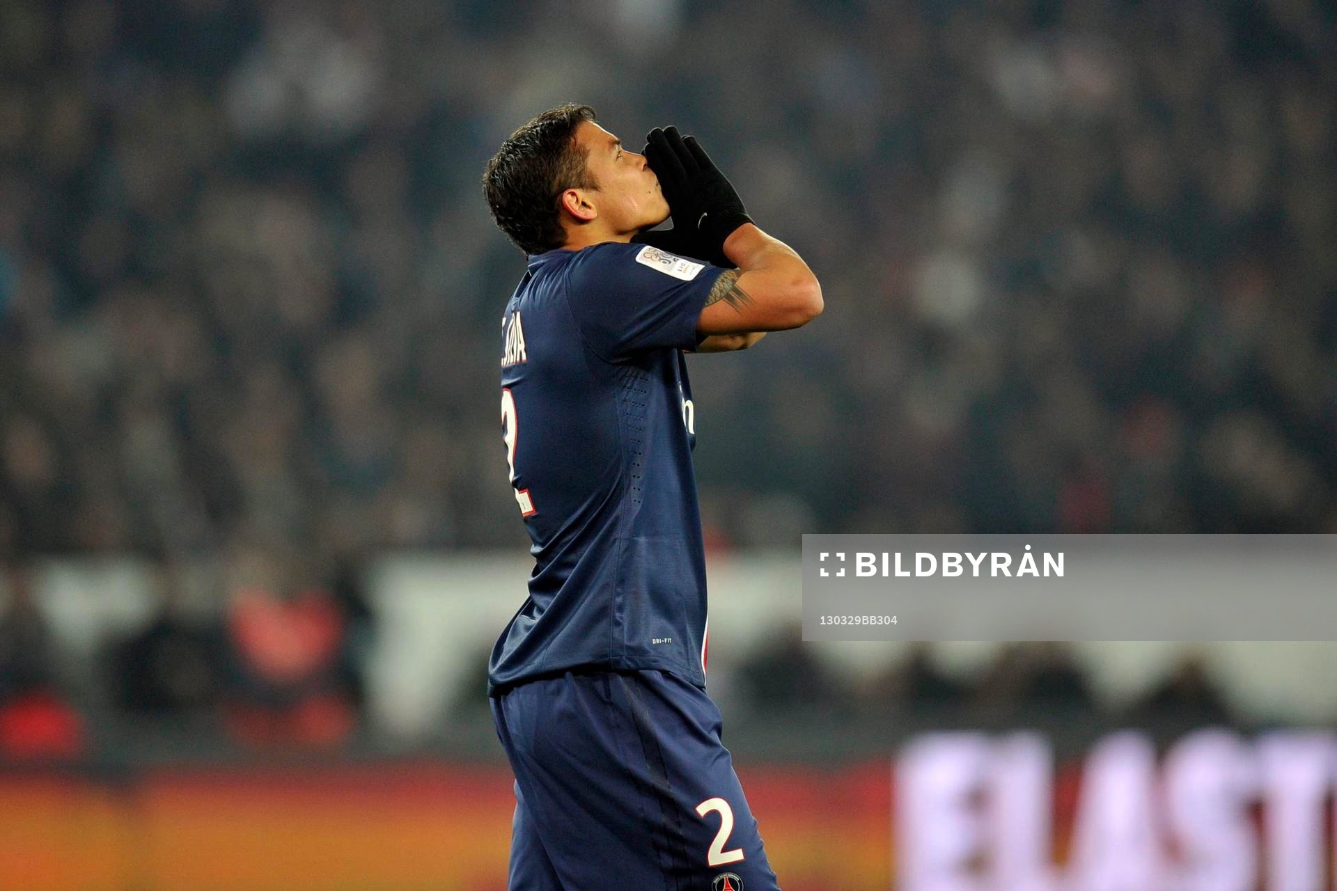Fotboll, Franska ligan, Paris Saint Germain - Montpellier: Thiago SILVA - 29.03.2013 - Paris Saint Germain / Montpellier - 30e journee de Ligue1