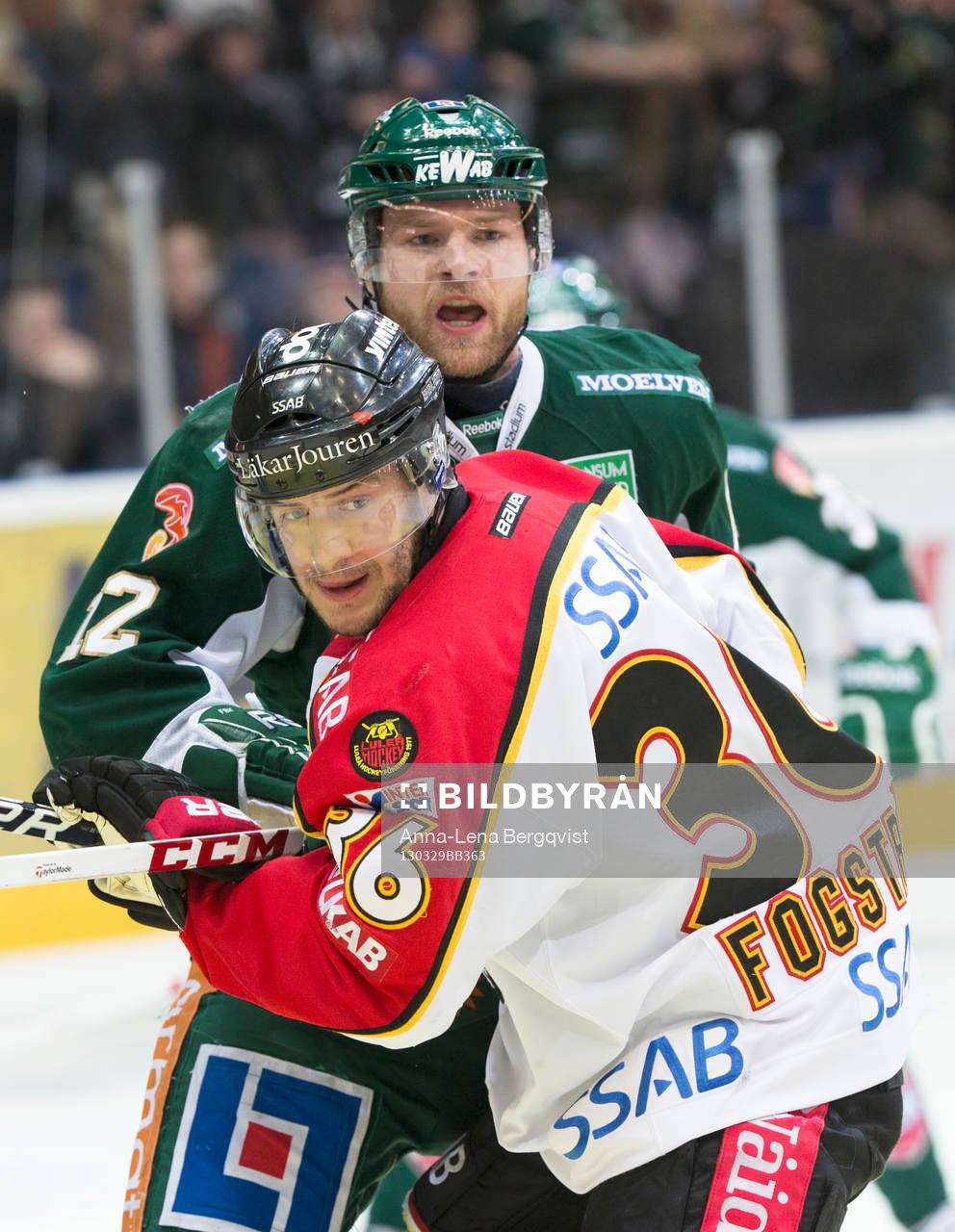 Marius Holtet, Färjestad och  Niklas Fogström, Luleå HF