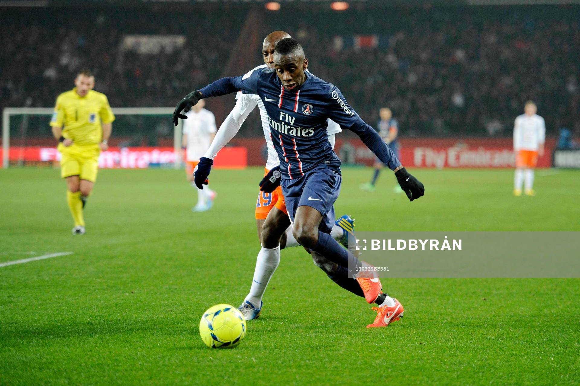 Fotboll, Franska ligan, Paris Saint Germain - Montpellier: Blaise MATUIDI - 29.03.2013 - Paris Saint Germain / Montpellier - 30e journee de Ligue1