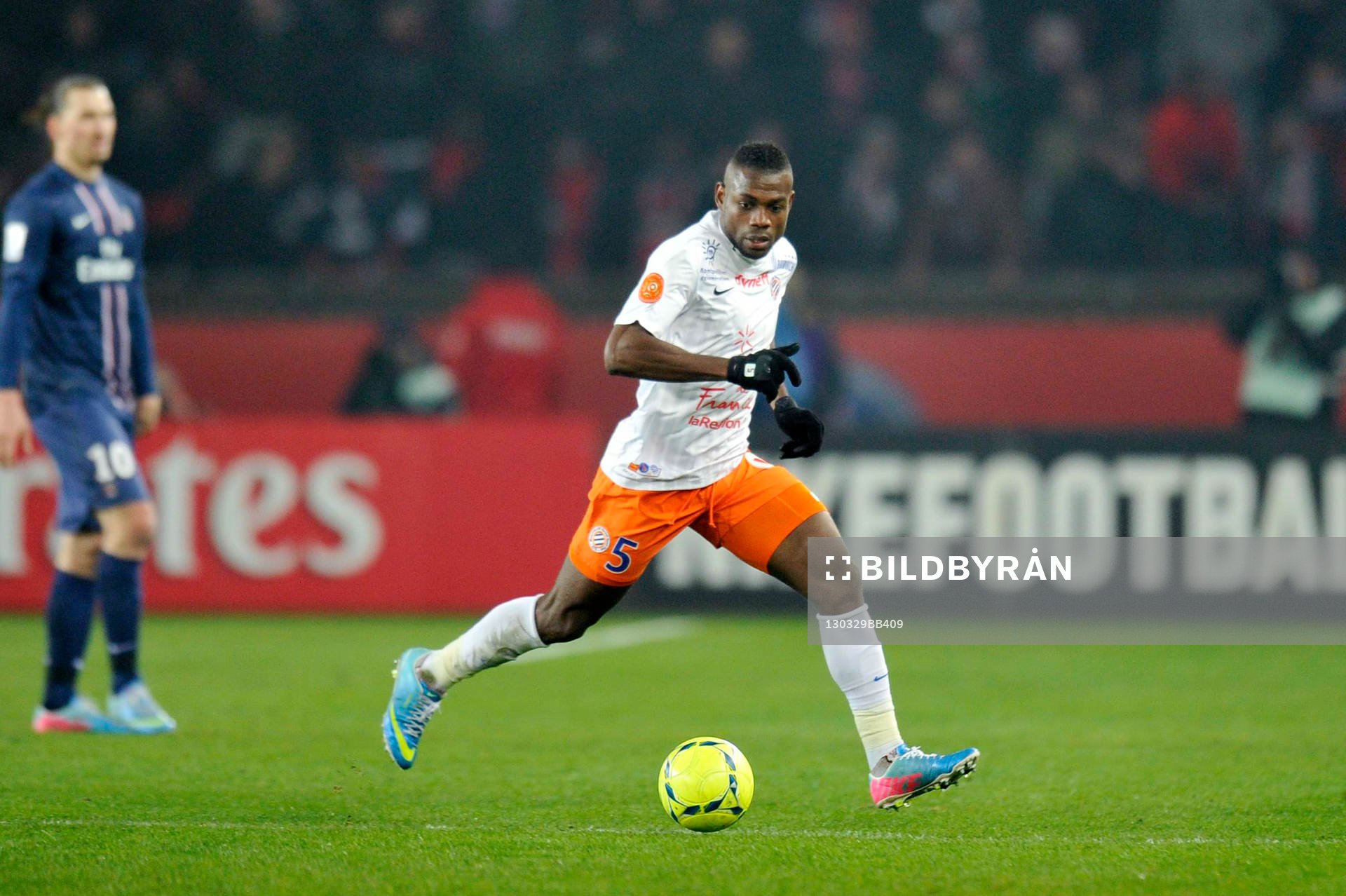 Fotboll, Franska ligan, Paris Saint Germain - Montpellier: Henri BEDIMO - 29.03.2013 - Paris Saint Germain / Montpellier - 30e journee de Ligue1