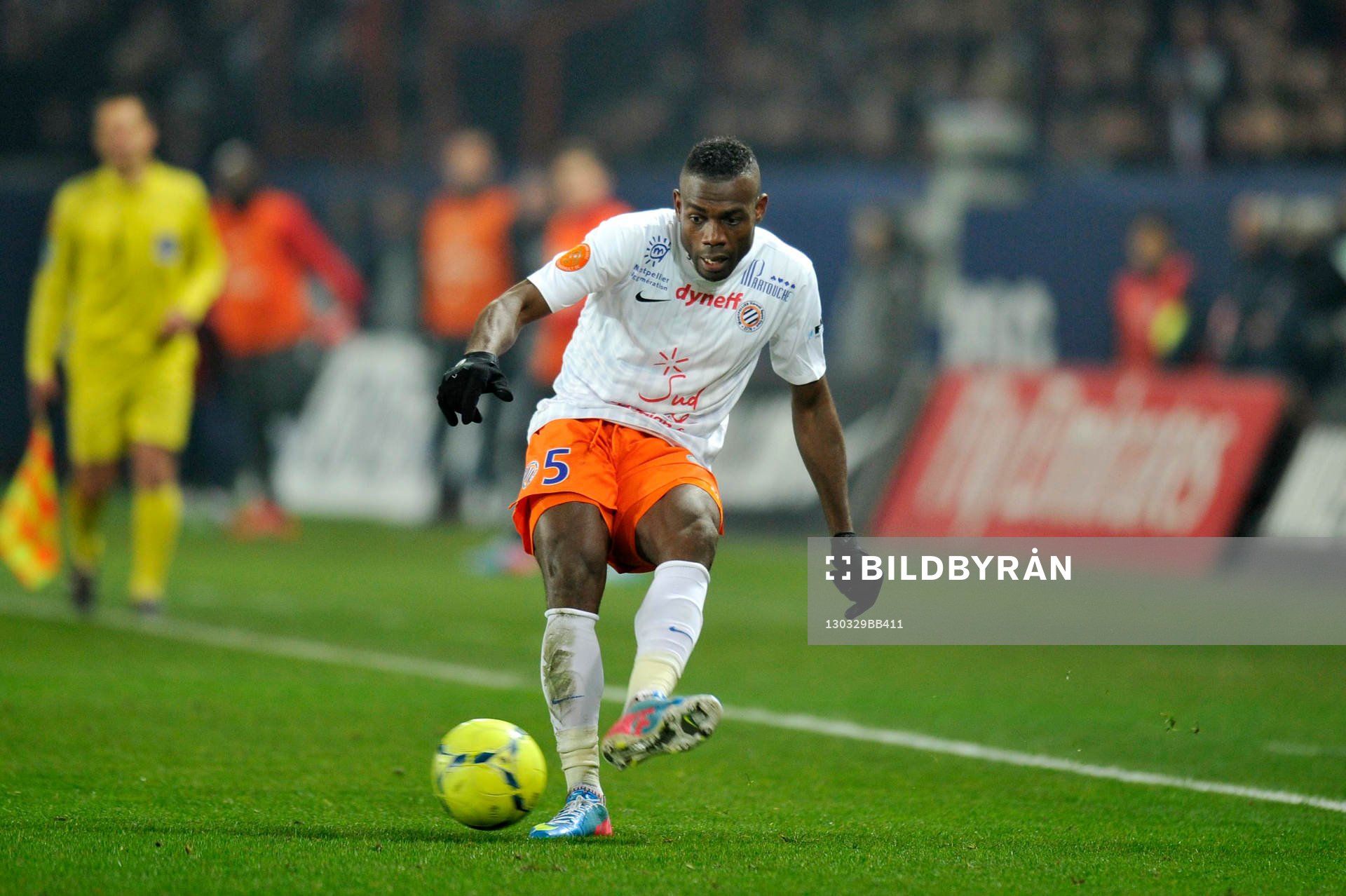 Fotboll, Franska ligan, Paris Saint Germain - Montpellier: Henri BEDIMO - 29.03.2013 - Paris Saint Germain / Montpellier - 30e journee de Ligue1