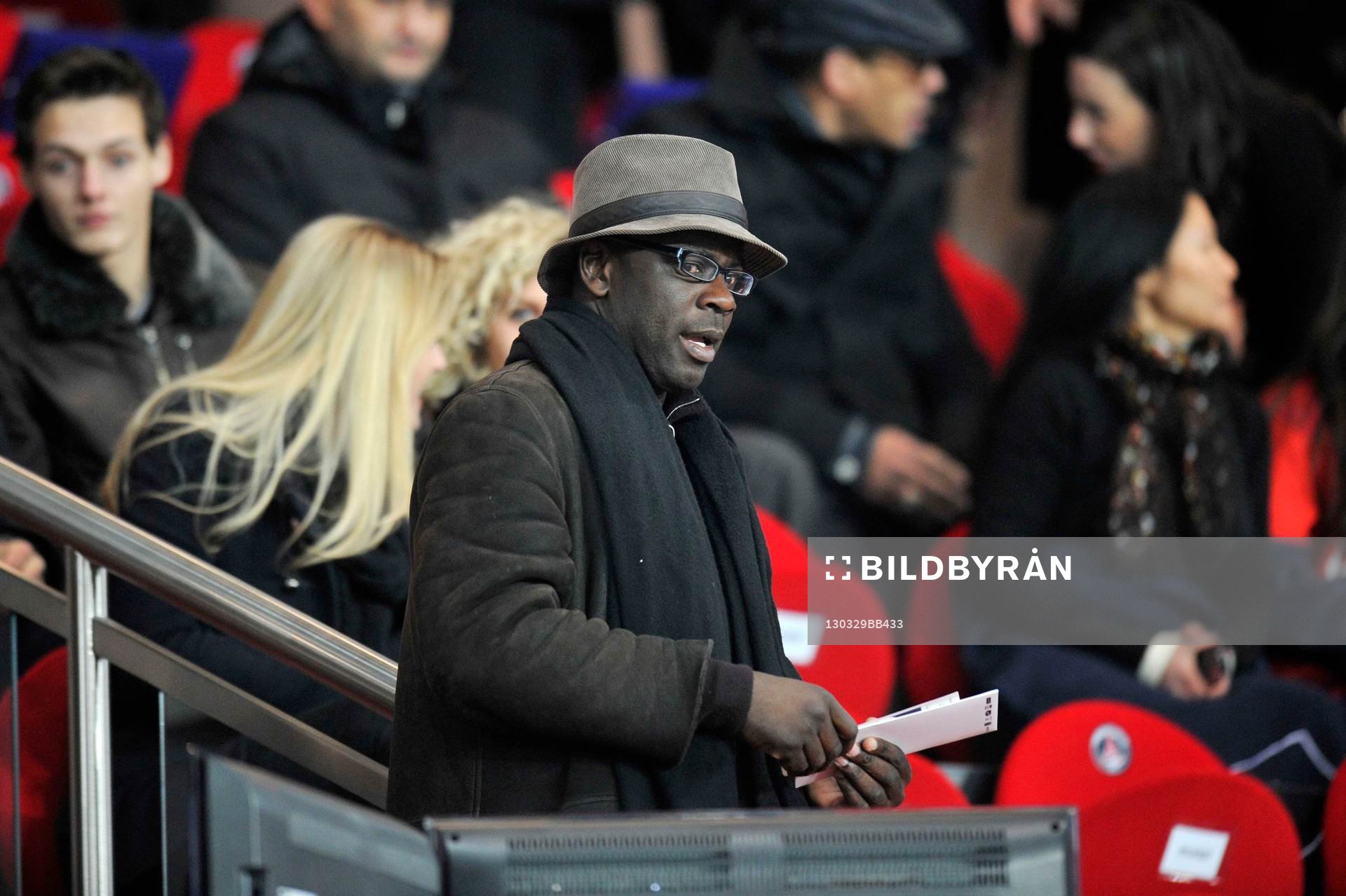  Fotboll, Franska ligan, Paris Saint Germain - Montpellier: Lilian Thuram - 29.03.2013 - Paris Saint Germain / Montpellier - 30e journee de Ligue1