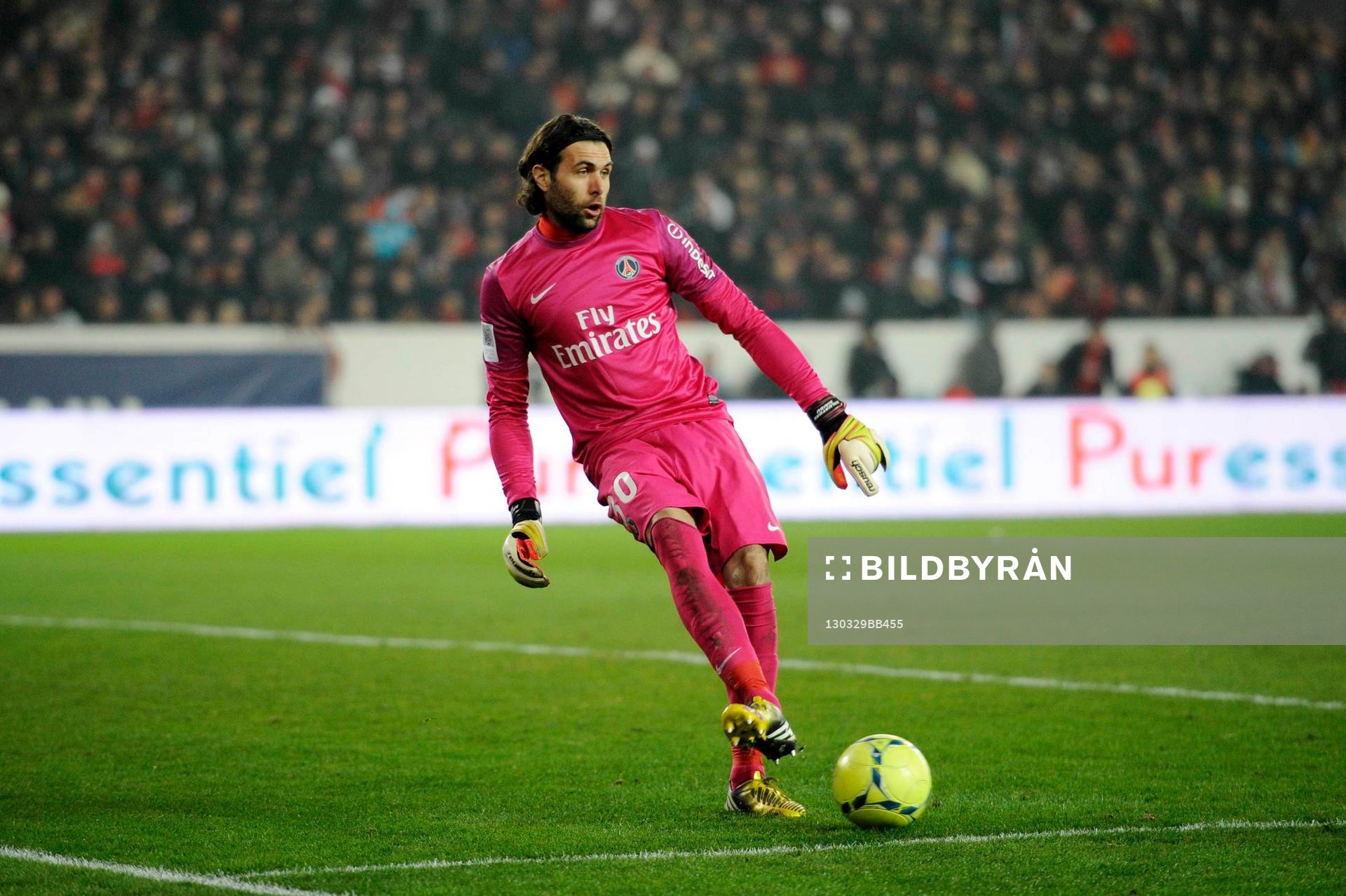 Fotboll, Franska ligan, Paris Saint Germain - Montpellier: Salvatore SIRIGU - 29.03.2013 - Paris Saint Germain / Montpellier - 30e journee de Ligue1