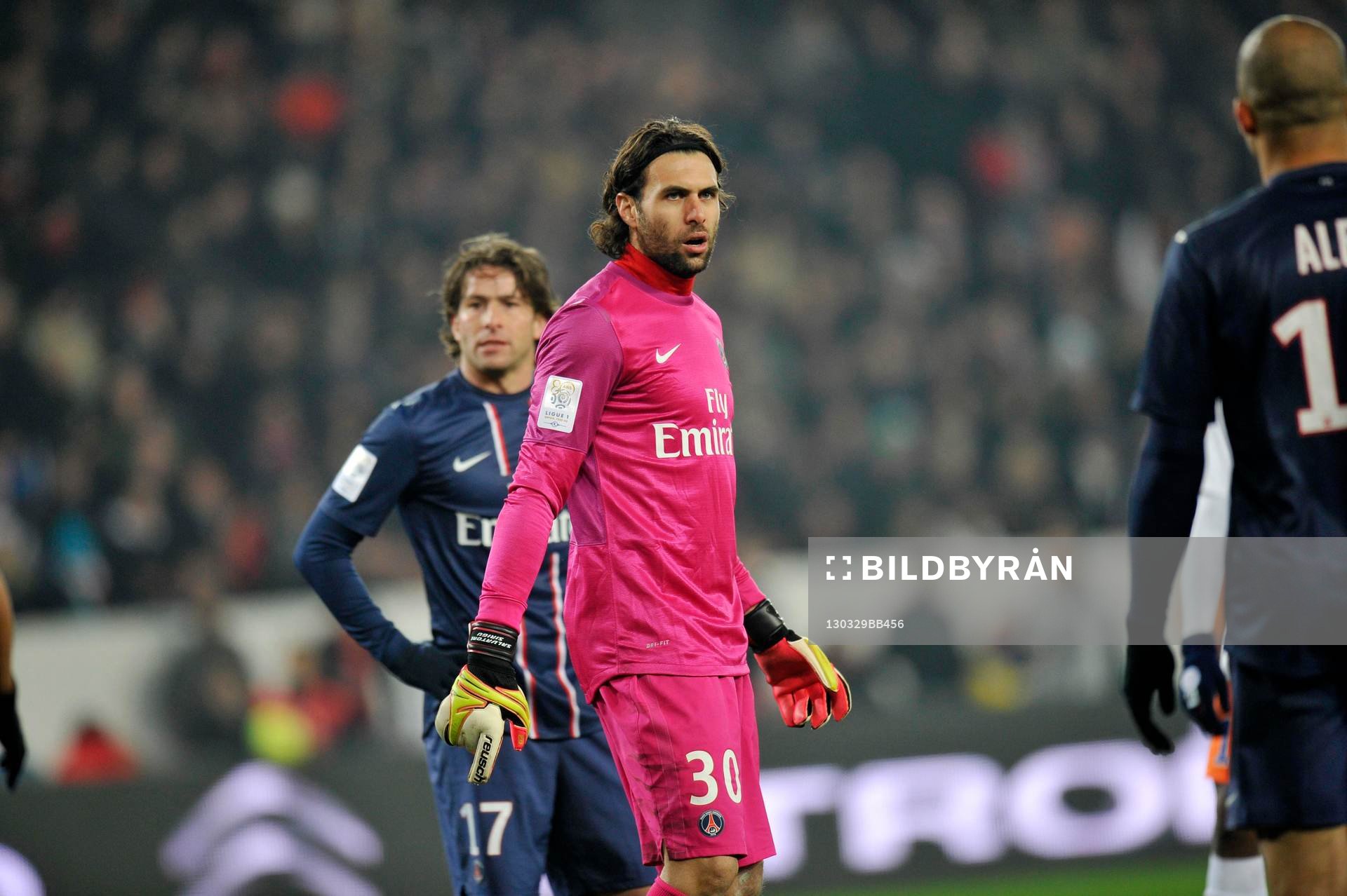Fotboll, Franska ligan, Paris Saint Germain - Montpellier: Salvatore SIRIGU - 29.03.2013 - Paris Saint Germain / Montpellier - 30e journee de Ligue1