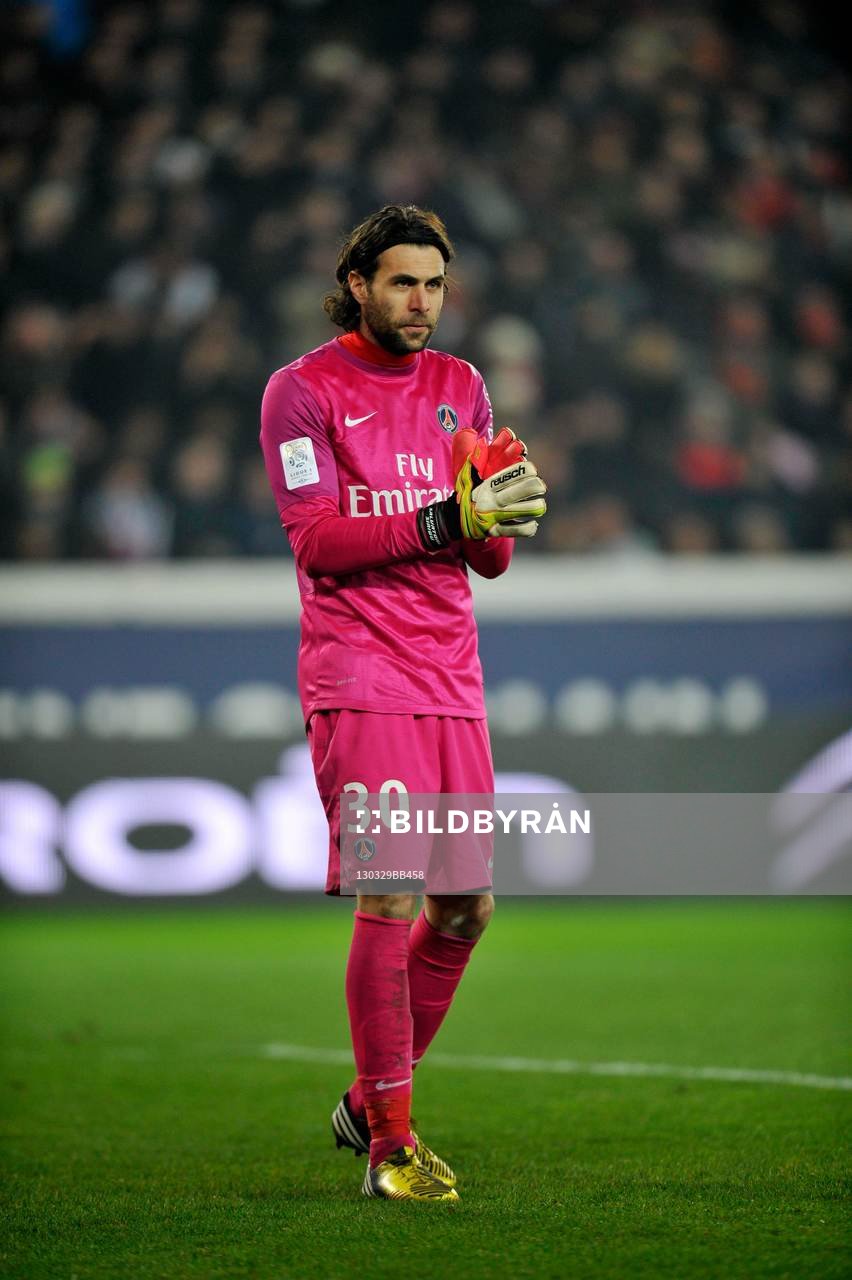 Fotboll, Franska ligan, Paris Saint Germain - Montpellier: Salvatore SIRIGU - 29.03.2013 - Paris Saint Germain / Montpellier - 30e journee de Ligue1