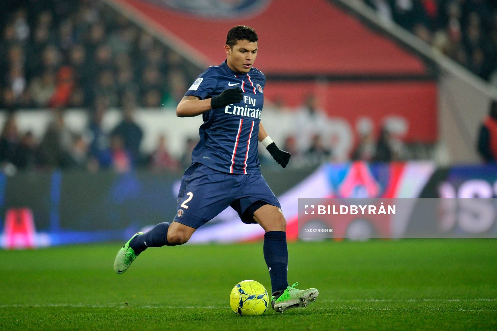Fotboll, Franska ligan, Paris Saint Germain - Montpellier: Thiago SILVA - 29.03.2013 - Paris Saint Germain / Montpellier - 30e journee de Ligue1