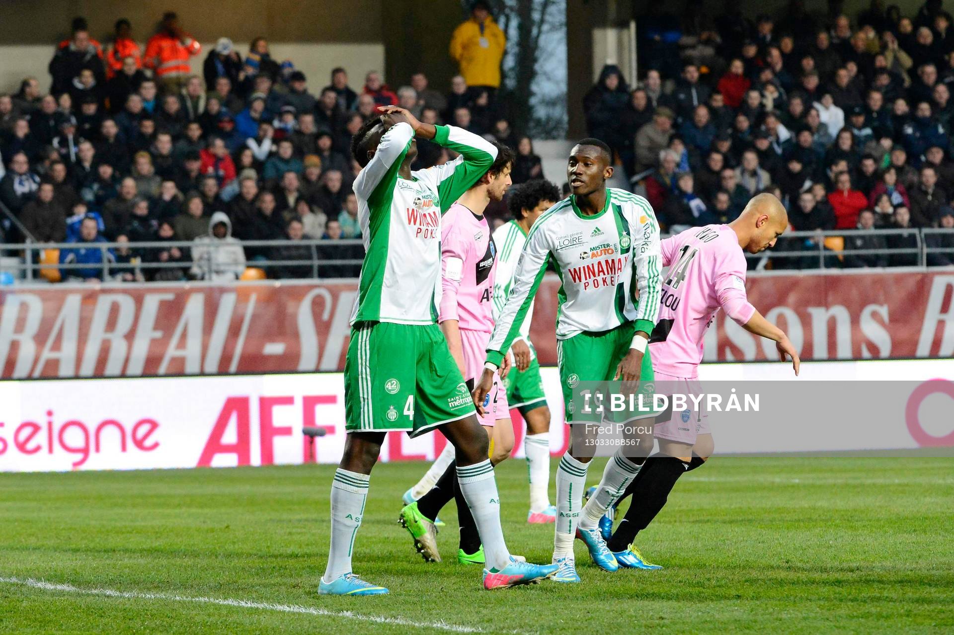 Deception Kurt ZOUMA - 30.03.2013 - Troyes / Saint Etienne
