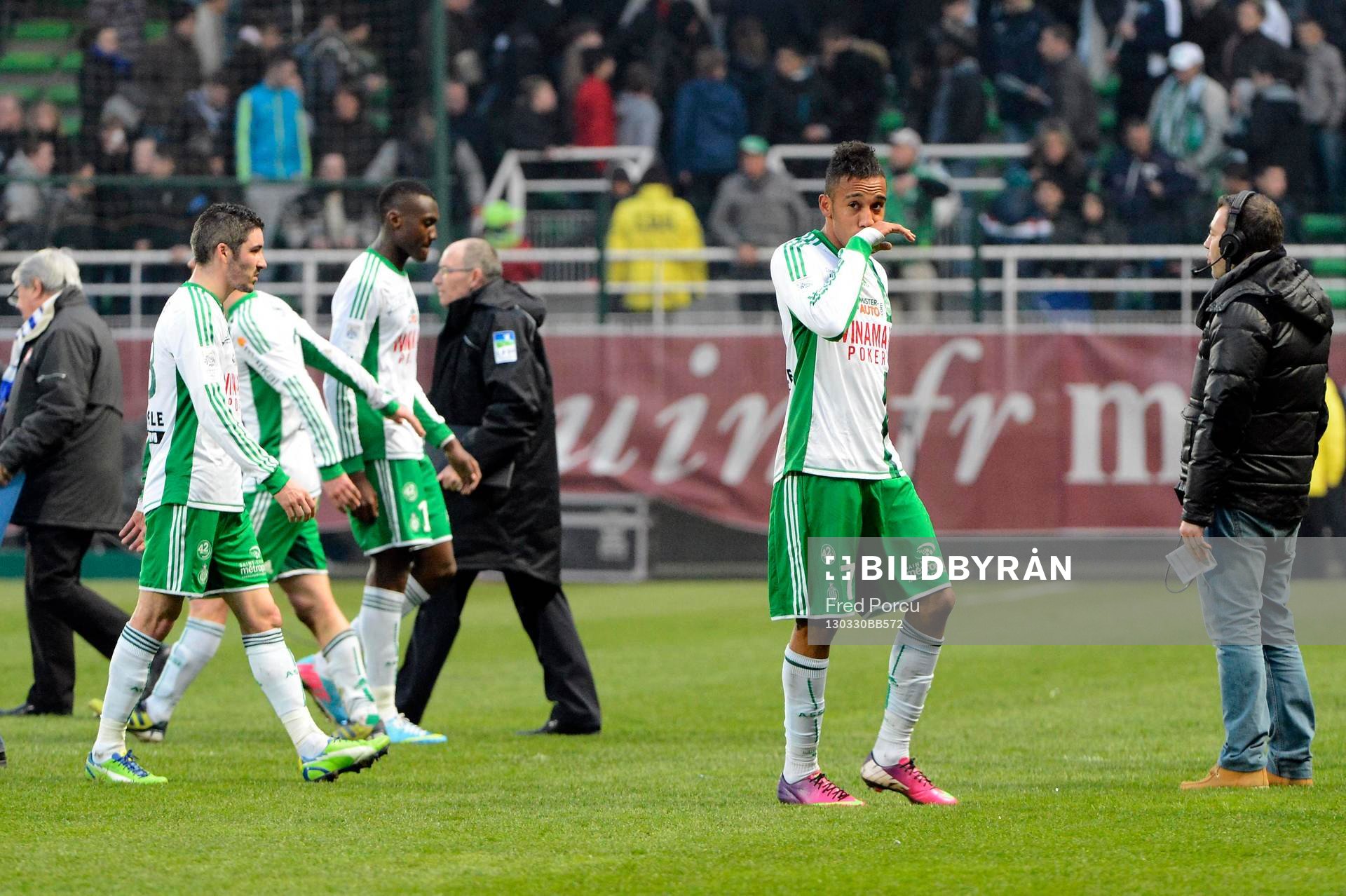 Deception Pierre Emerick AUBAMEYANG - 30.03.2013 - Troyes /