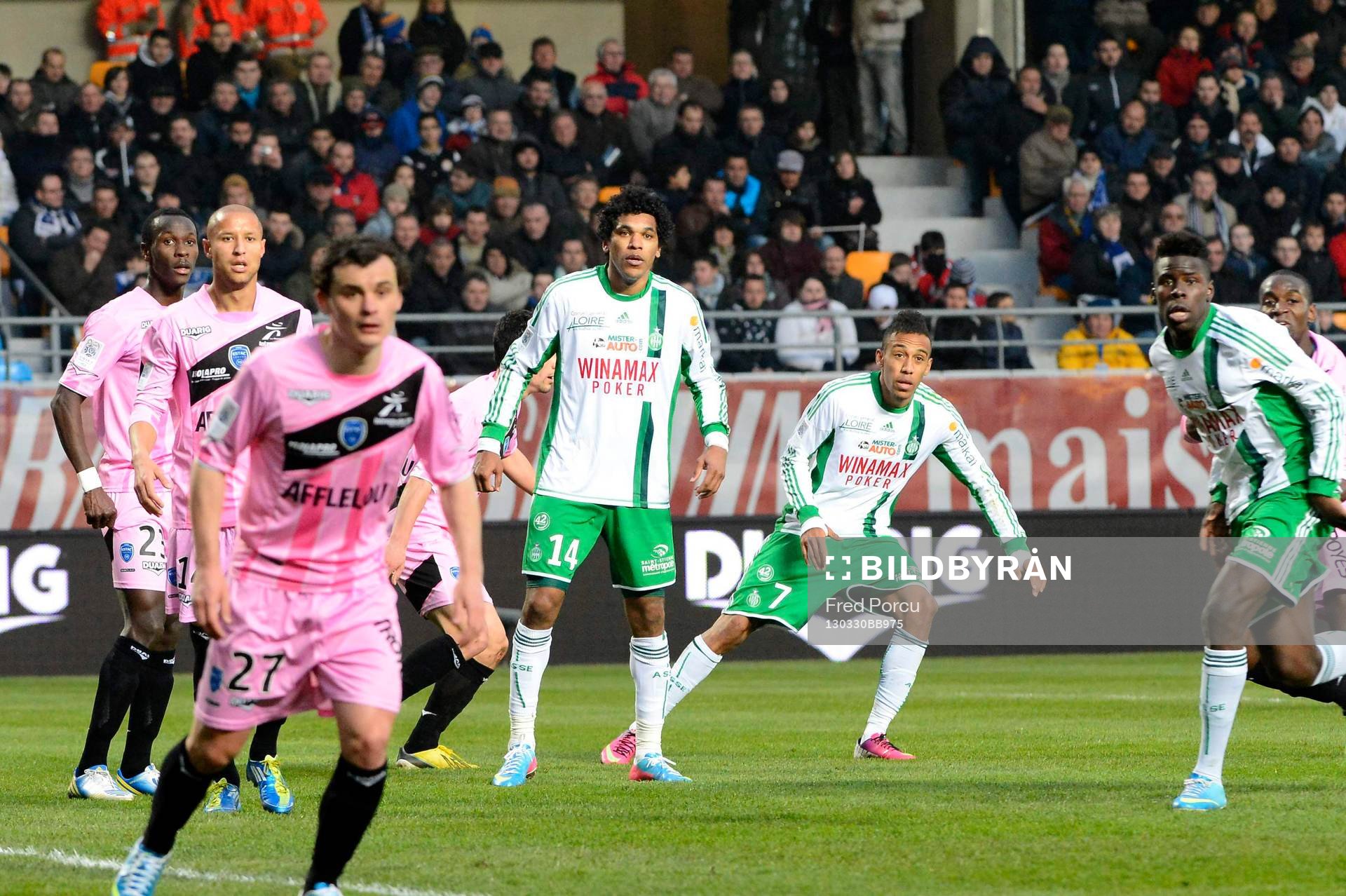 BRANDAO / Pierre Emerick AUBAMEYANG - 30.03.2013 - Troyes /