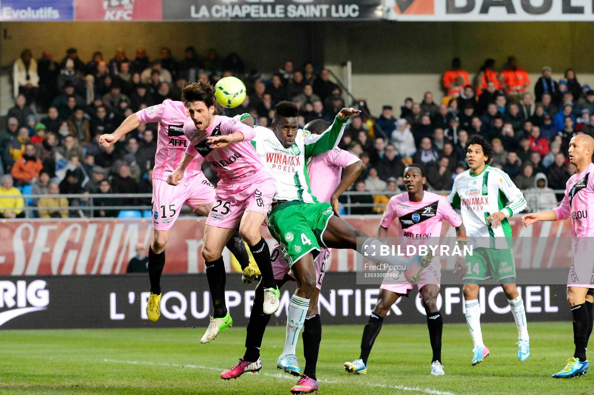 Jeremie BRECHET / Kurt ZOUMA  - 30.03.2013 - Troyes / Saint