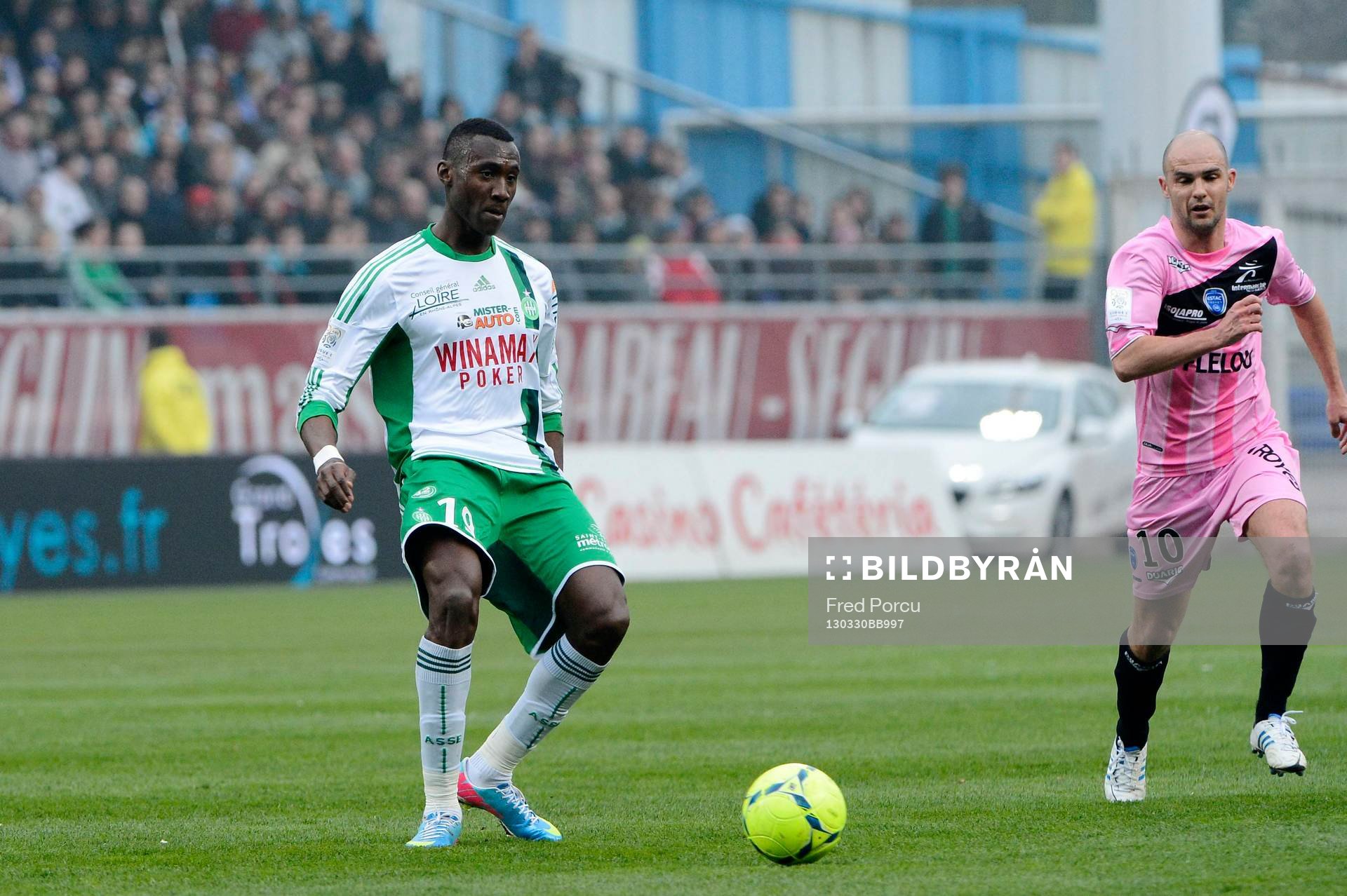 Josuha GUILAVOGUI - 30.03.2013 - Troyes / Saint Etienne -