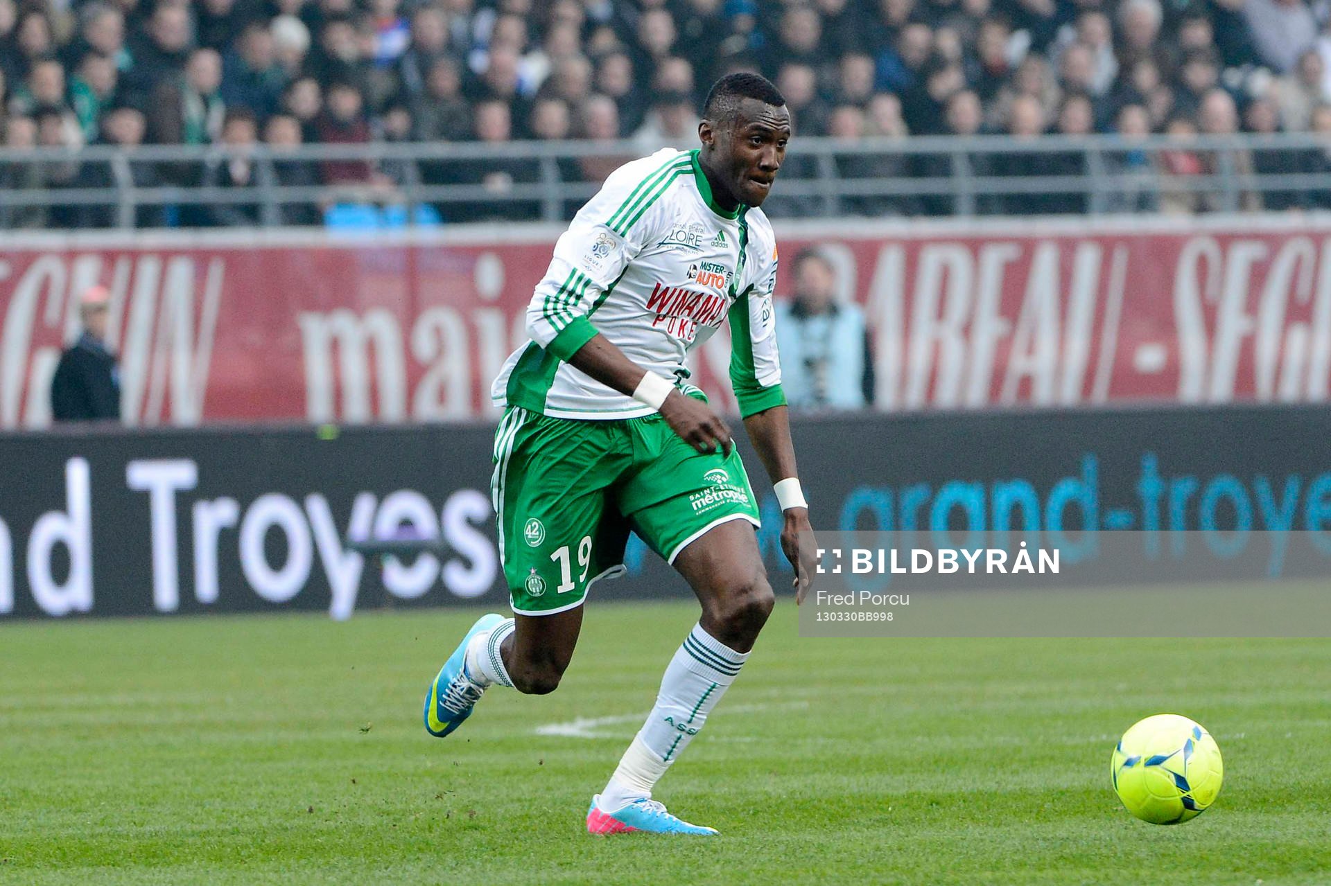 Josuha GUILAVOGUI - 30.03.2013 - Troyes / Saint Etienne -