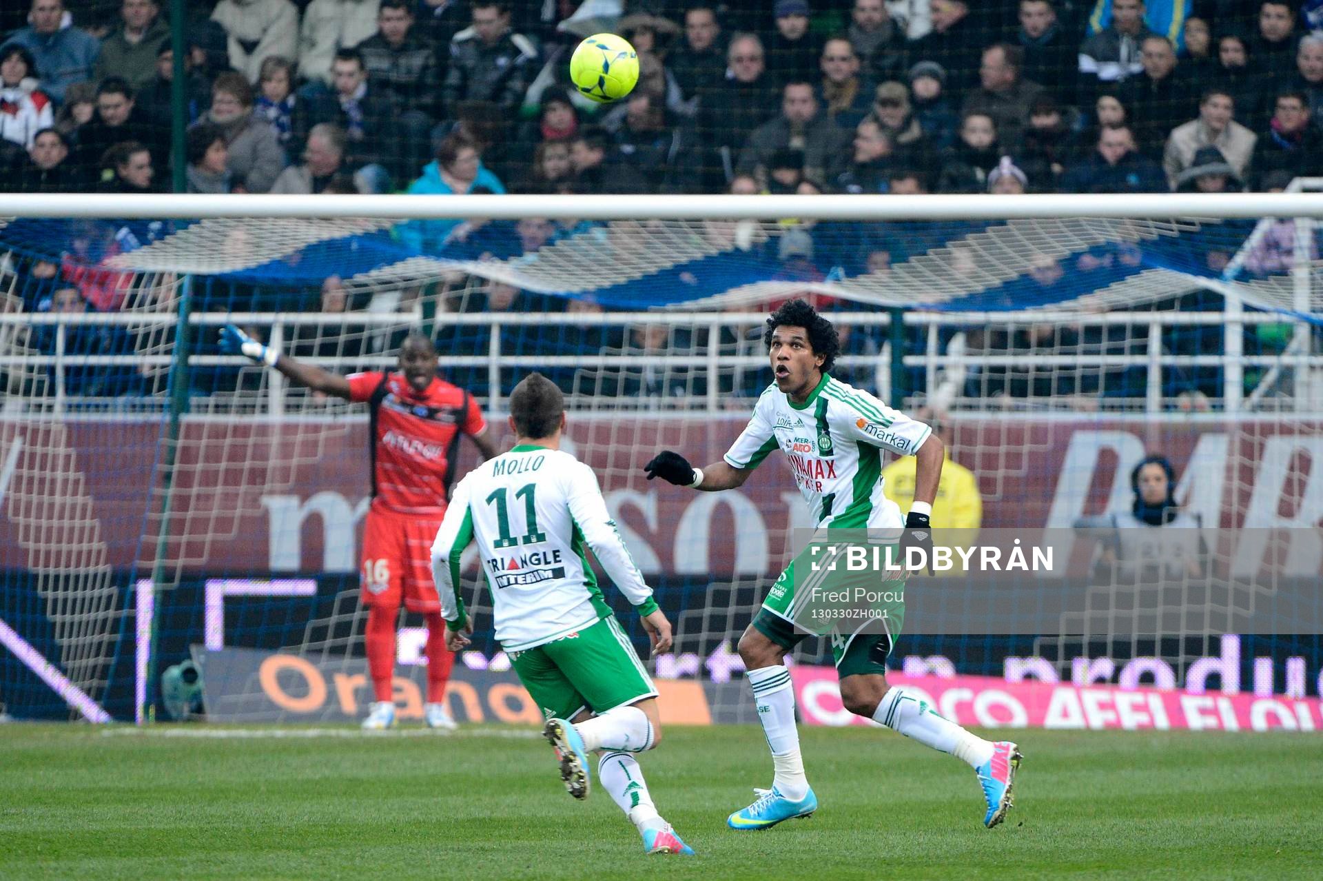 Yohan MOLLO / BRANDAO - 30.03.2013 - Troyes / Saint Etienne