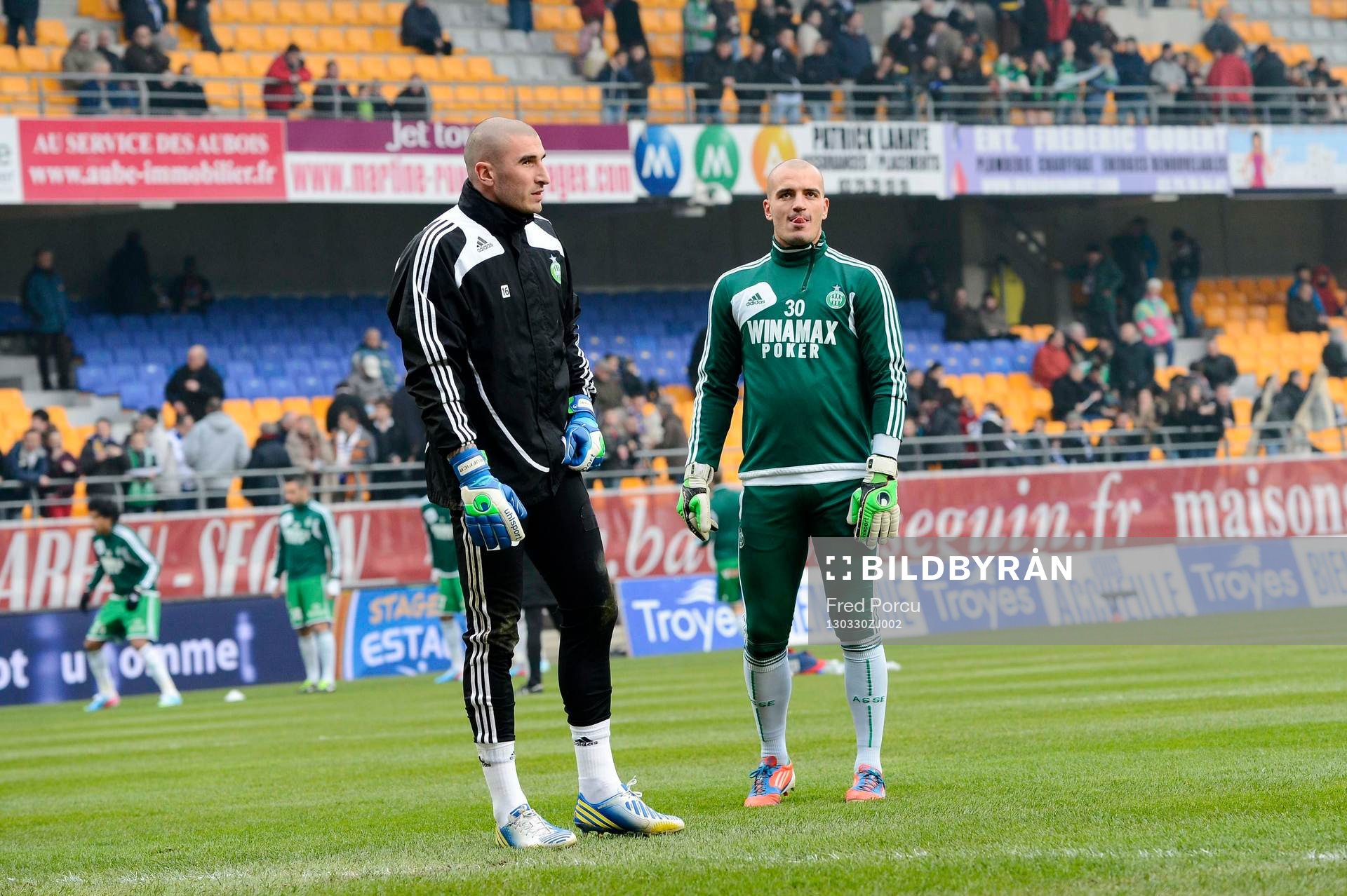 Stephane RUFFIER / Jessy MOULIN - 30.03.2013 - Troyes /