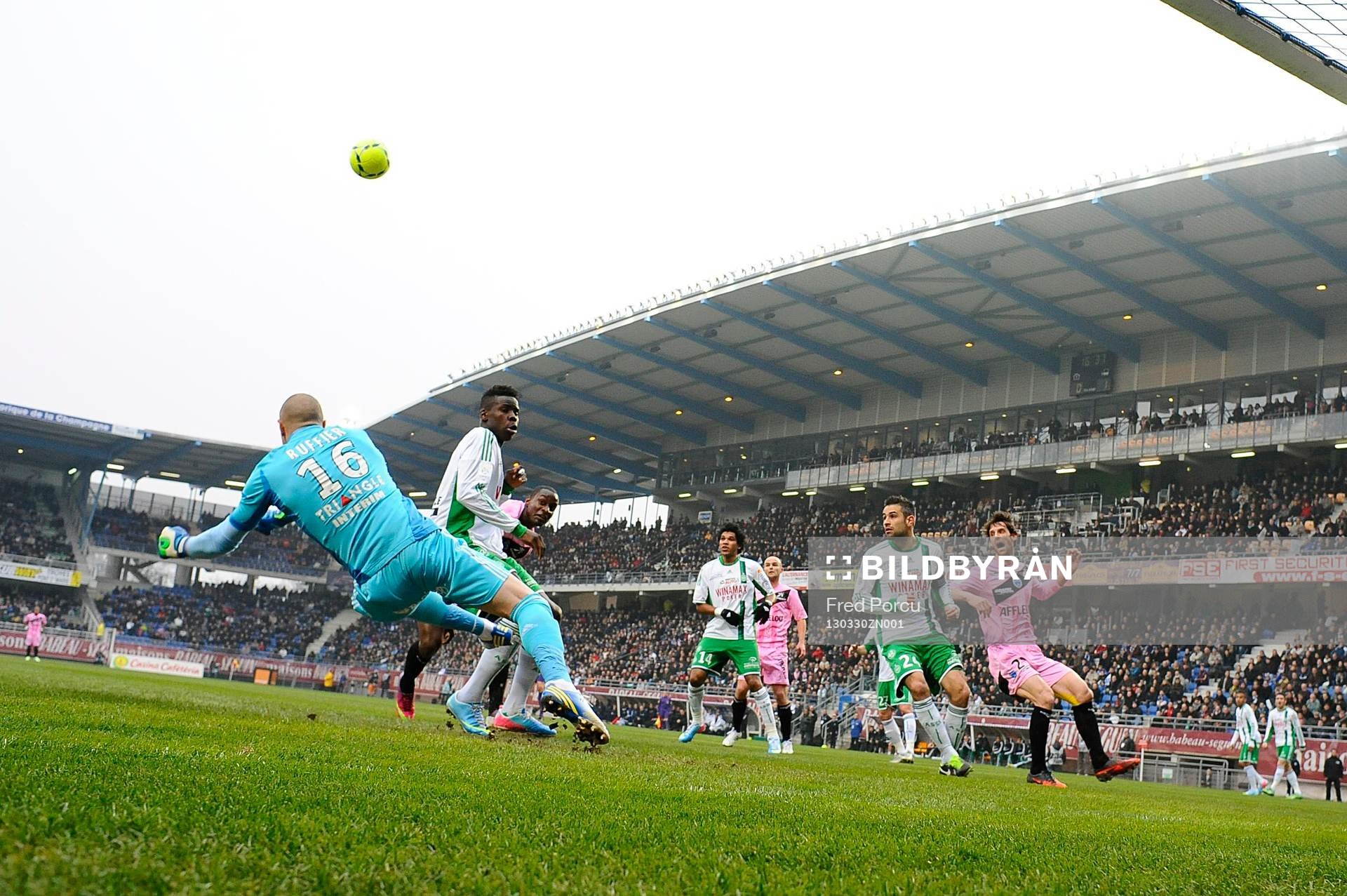Stephane RUFFIER  - 30.03.2013 - Troyes / Saint Etienne -
