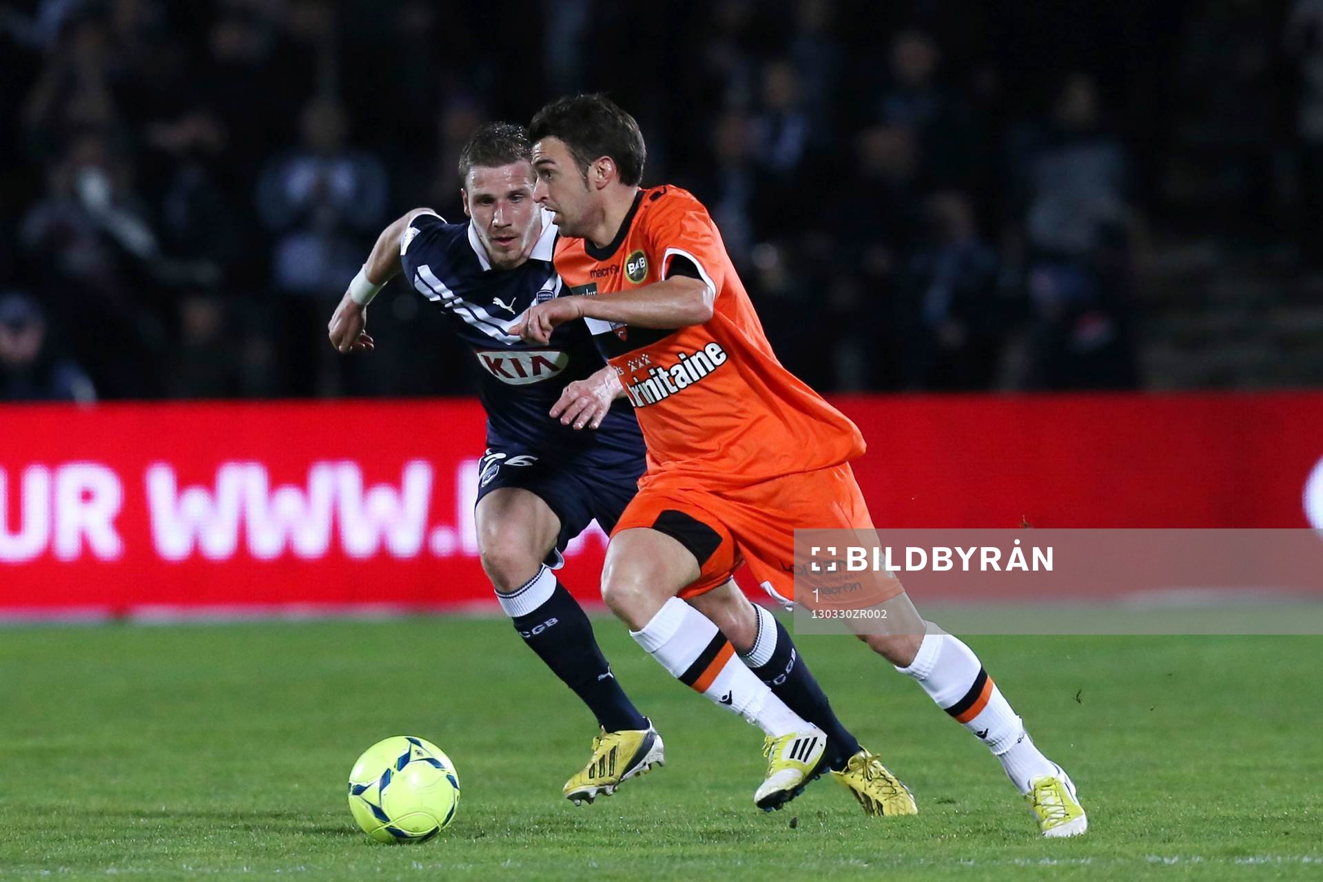  Fotboll, Franska ligan, Bordeaux - Lorient: Yann Jouffre - 30.03.2013 - Bordeaux / Lorient - 30eme  Journee de Ligue 1