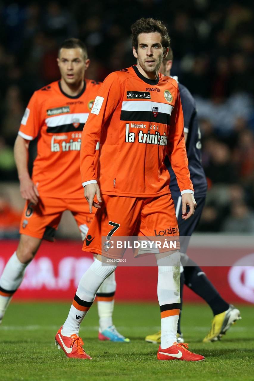  Fotboll, Franska ligan, Bordeaux - Lorient: Benjamin CORGNET - 30.03.2013 - Bordeaux / Lorient - 30eme  Journee de Ligue 1
