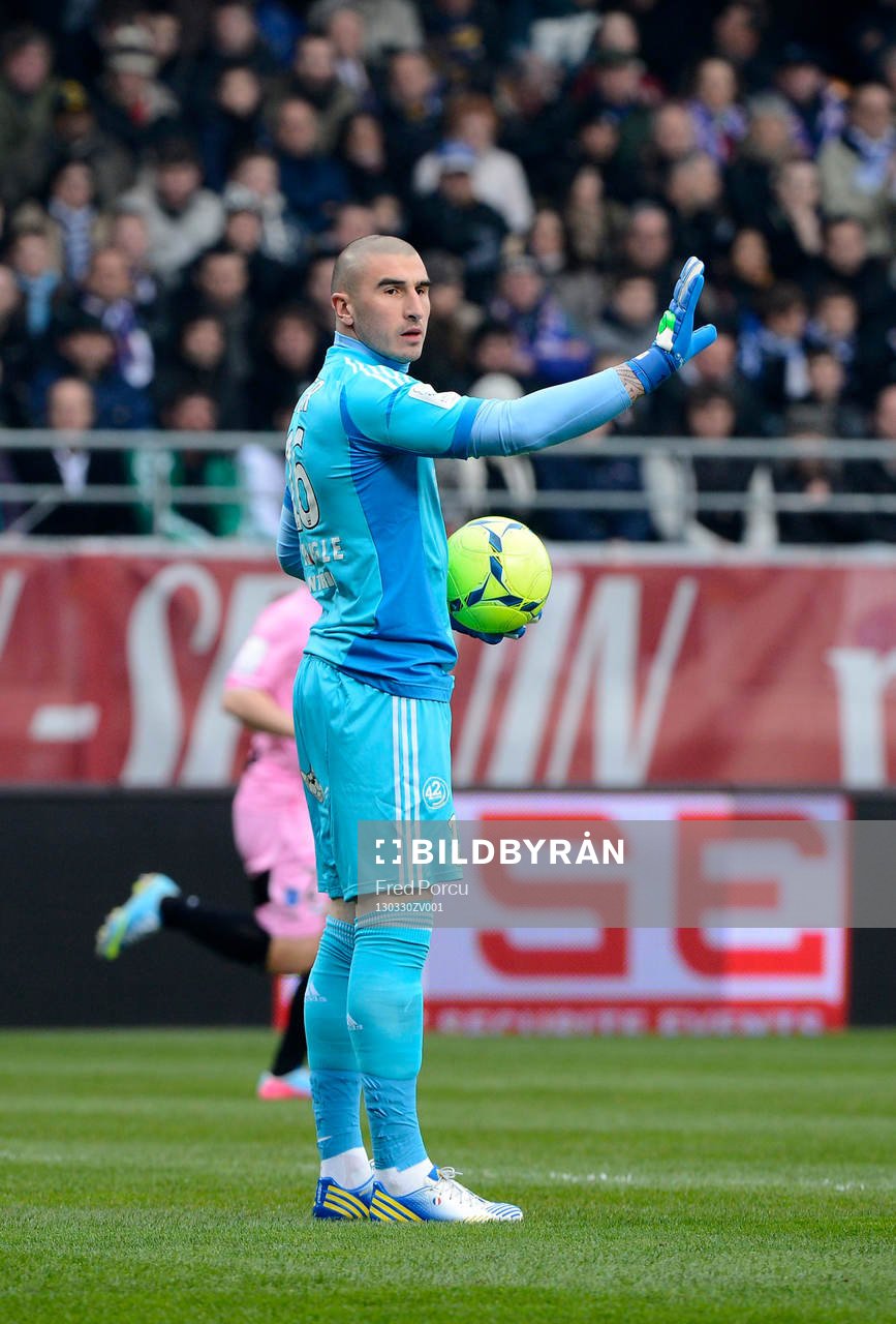Stephane RUFFIER  - 30.03.2013 - Troyes / Saint Etienne -