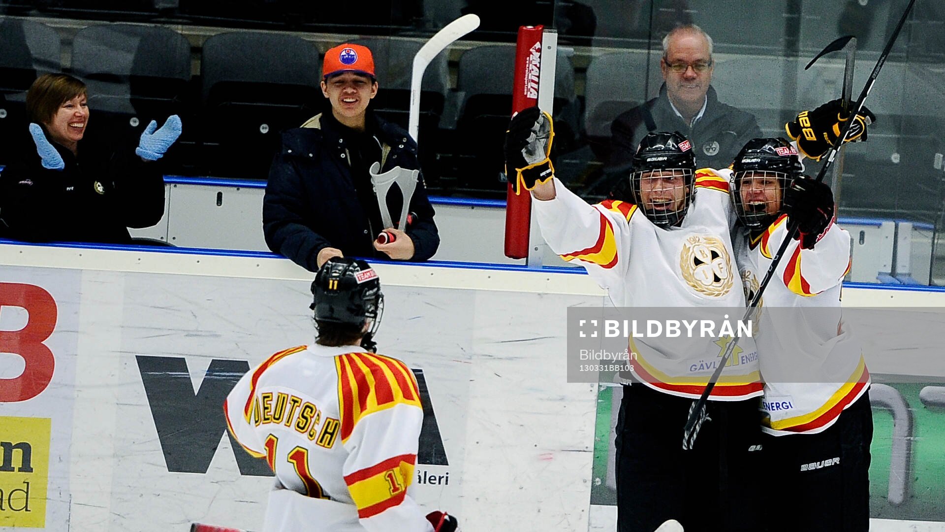 Jubel 0-2 målet med Brynäs nr 42 David Westlund