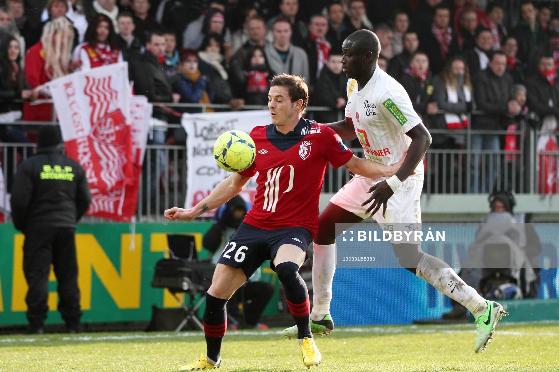 Nolan ROUX - 31.03.2013 - Brest / Lille - 30e journee Ligue