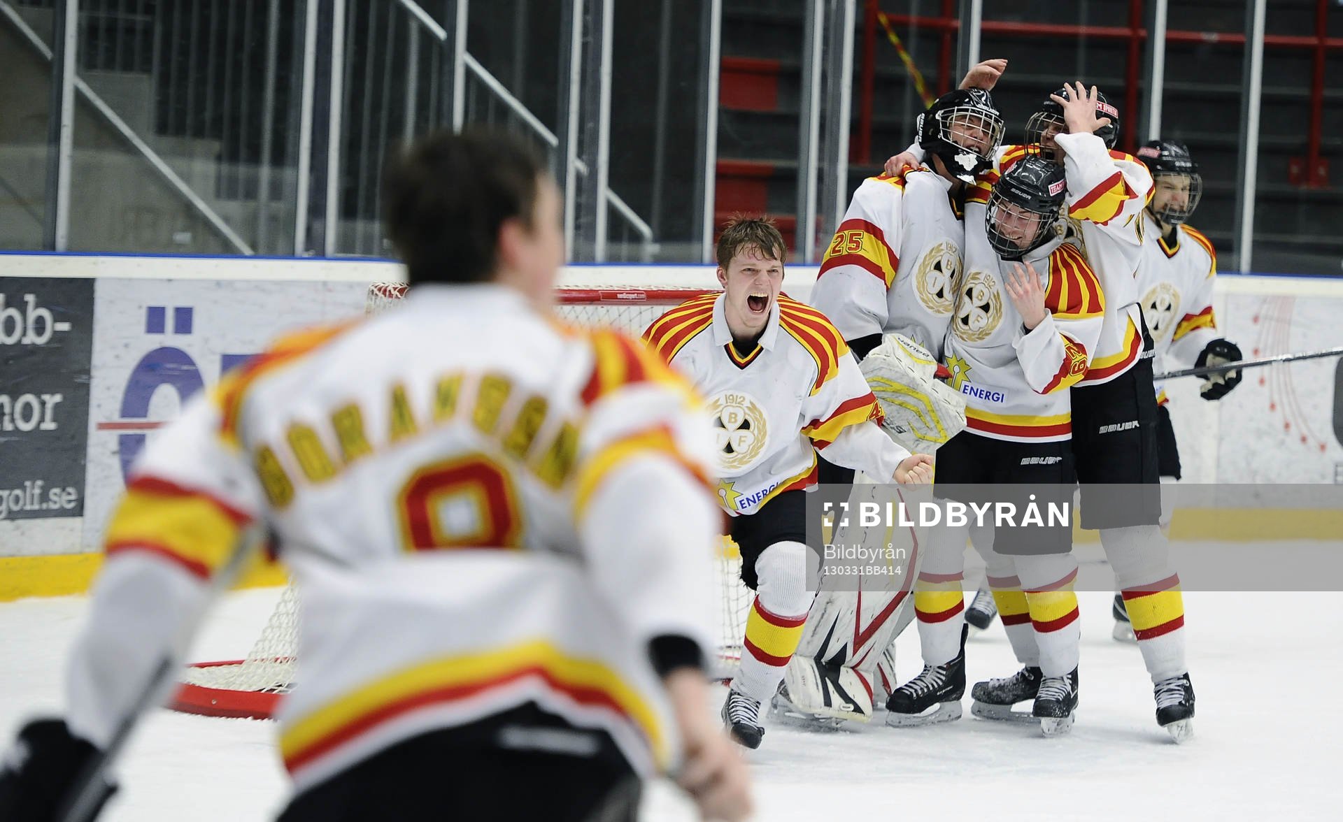 Brynäs spelare i glädjeyra