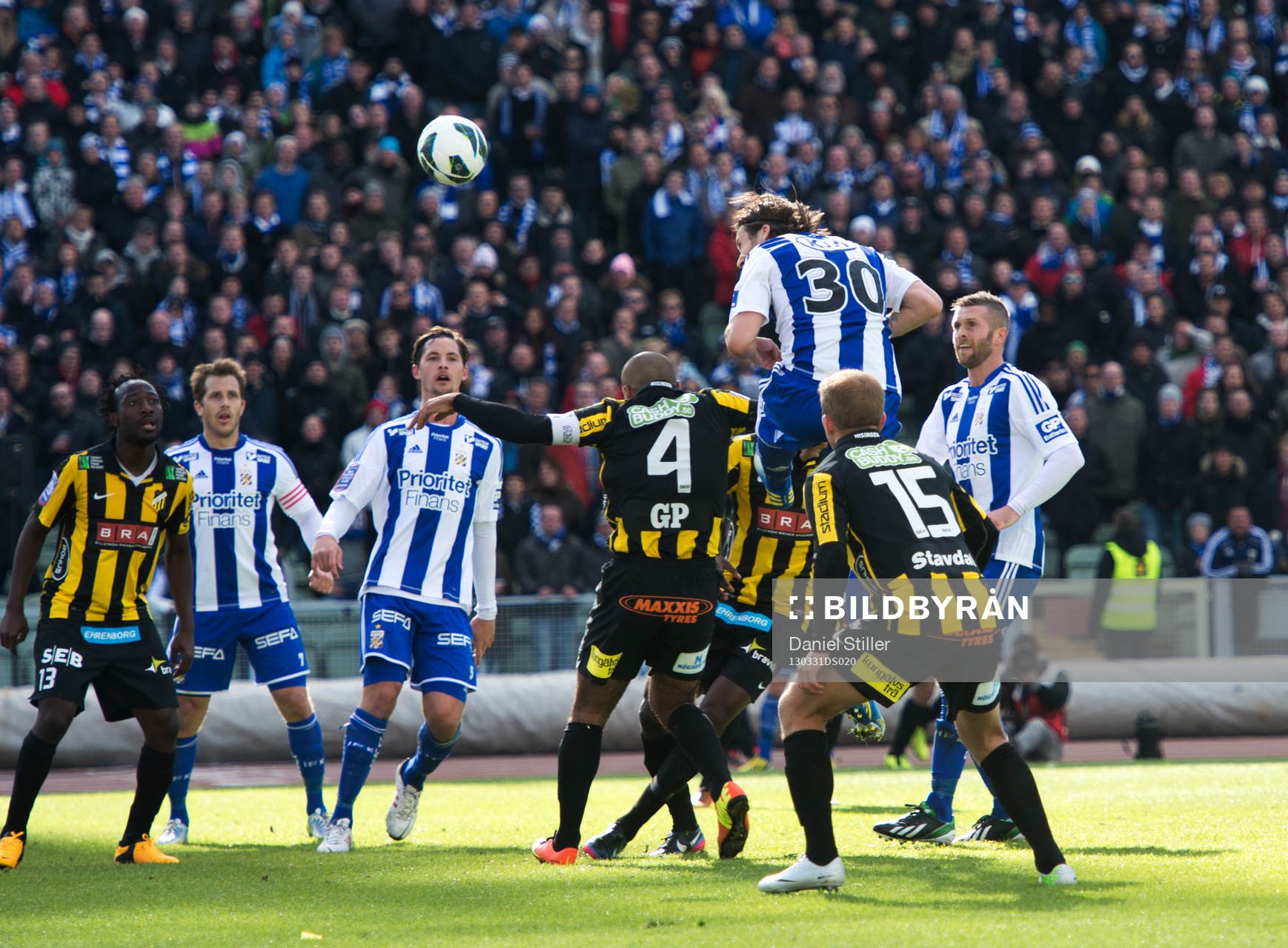 Mattias Bjärsmyr, IFK Göteborg, gör 0-2 på nick