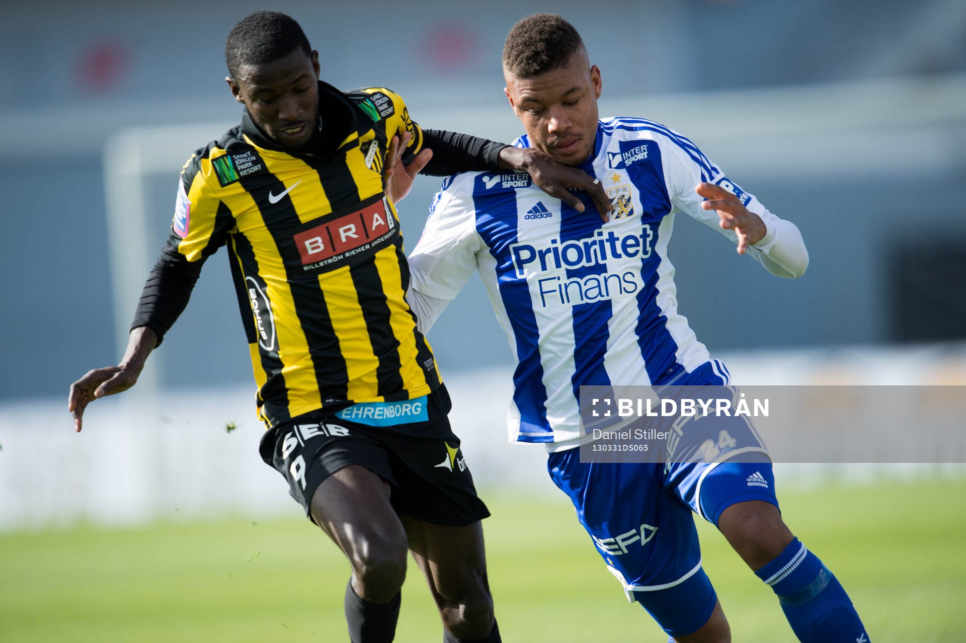 Dioh Williams, Häcken. Mikael Dyrestam, IFK Göteborg