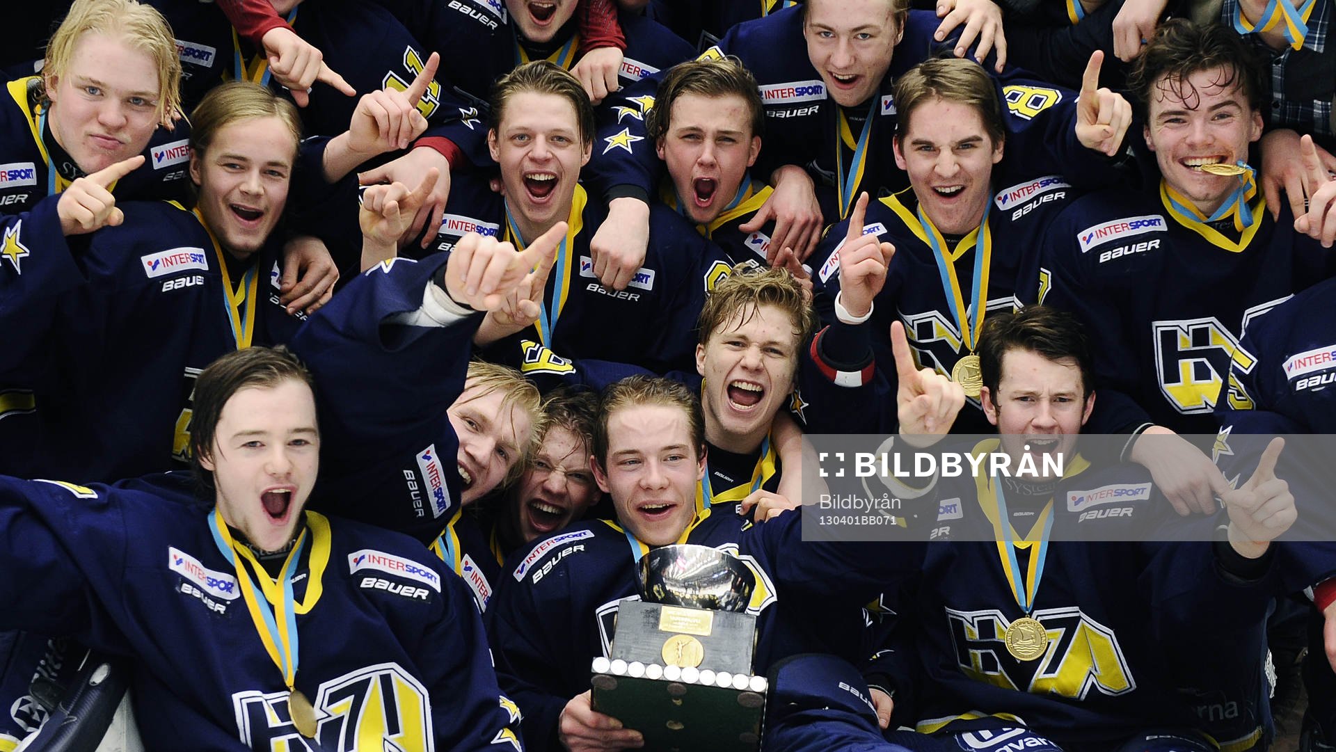 Lagbild på HV71
