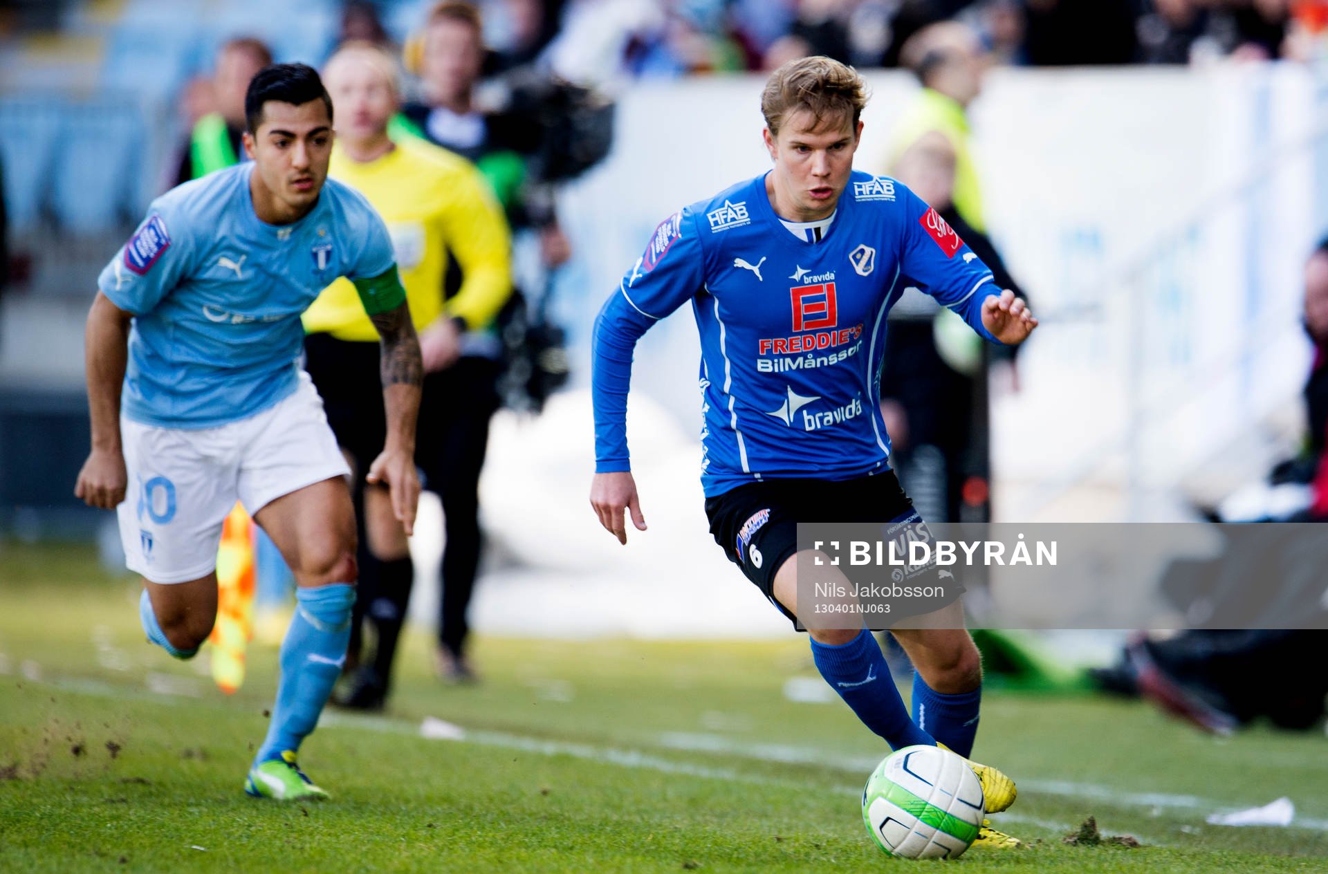 Jiloan Hamad, Malmö FF, Johan Blomberg, Halmstad