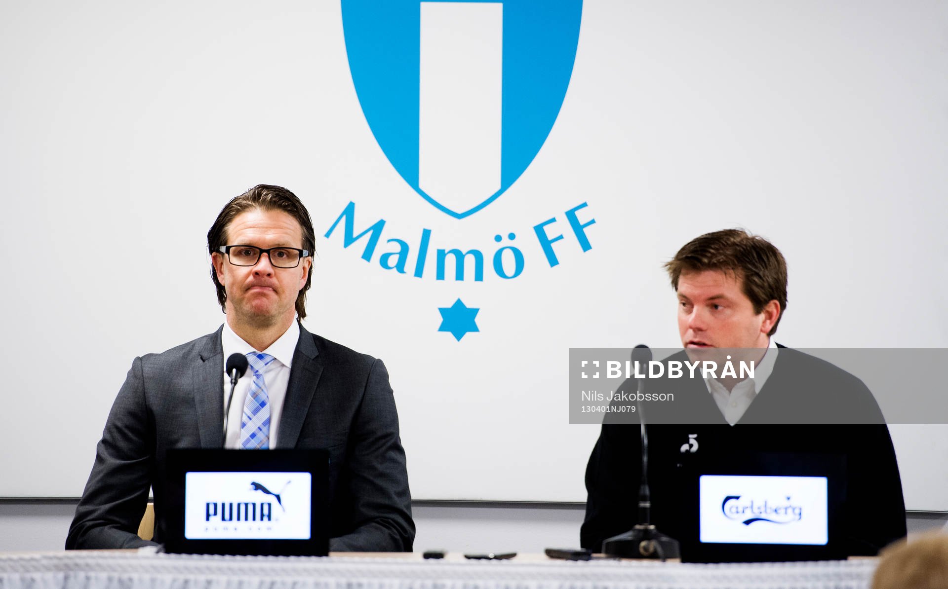 Rikard Norling, tränare Malmö FF, Jens Gustafsson,
