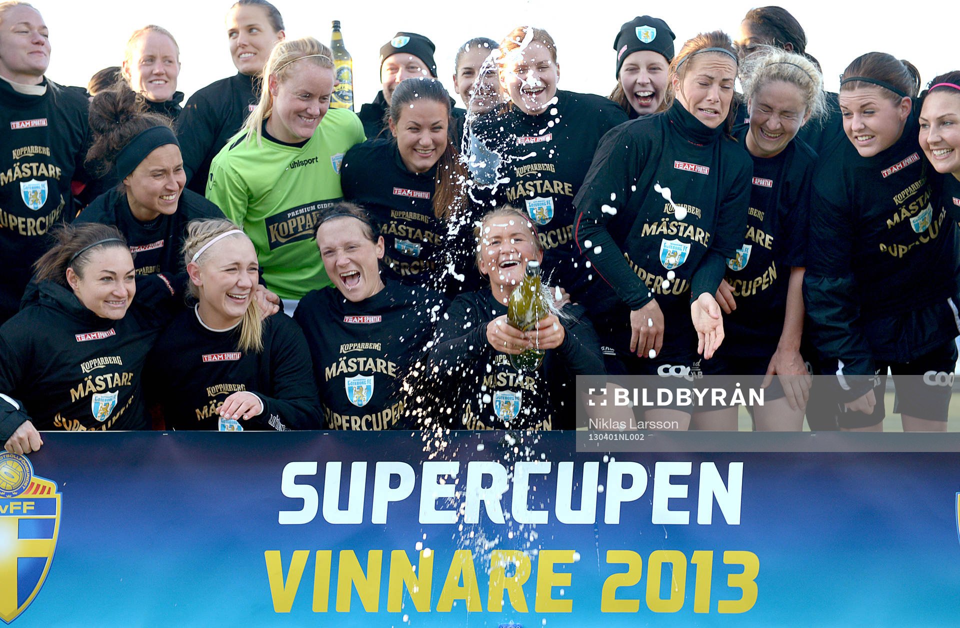 Fotboll, dam, Supercupen final, Tyresö - Göteborg /