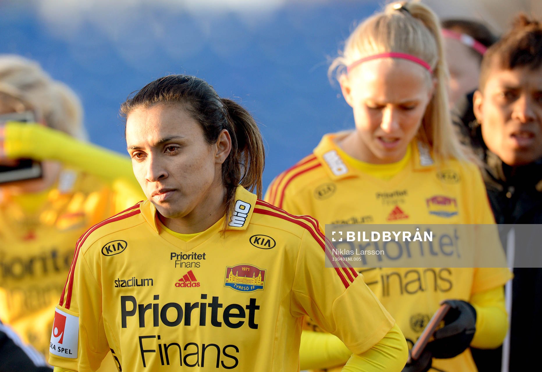 Fotboll, dam, Supercupen final, Tyresö - Göteborg /