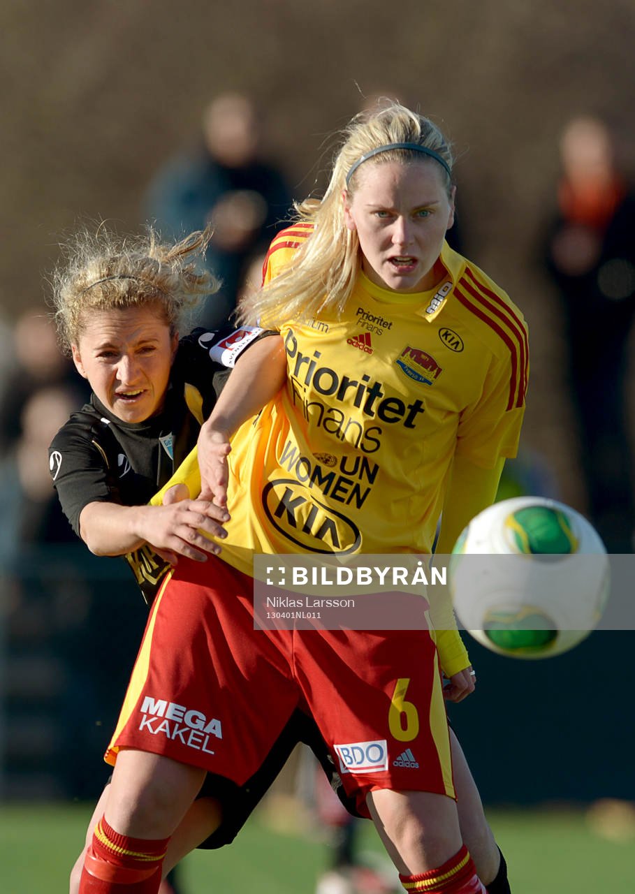 Fotboll, dam, Supercupen final, Tyresö - Göteborg /