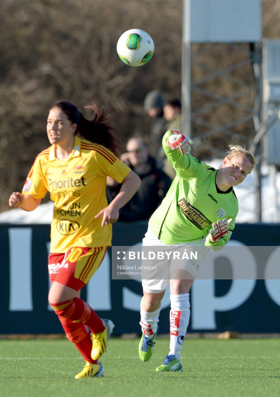 Fotboll, dam, Supercupen final, Tyresö - Göteborg /