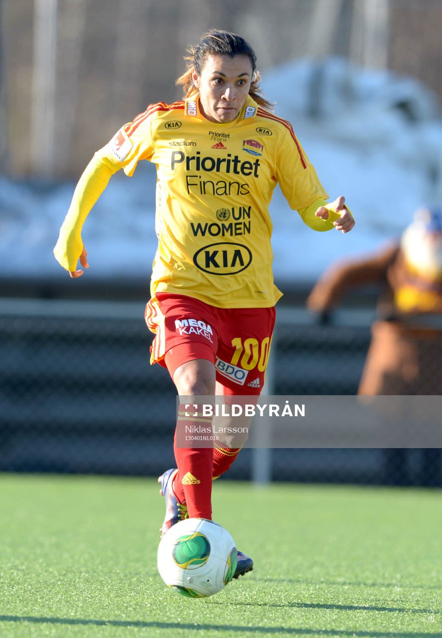 Fotboll, dam, Supercupen final, Tyresö - Göteborg /