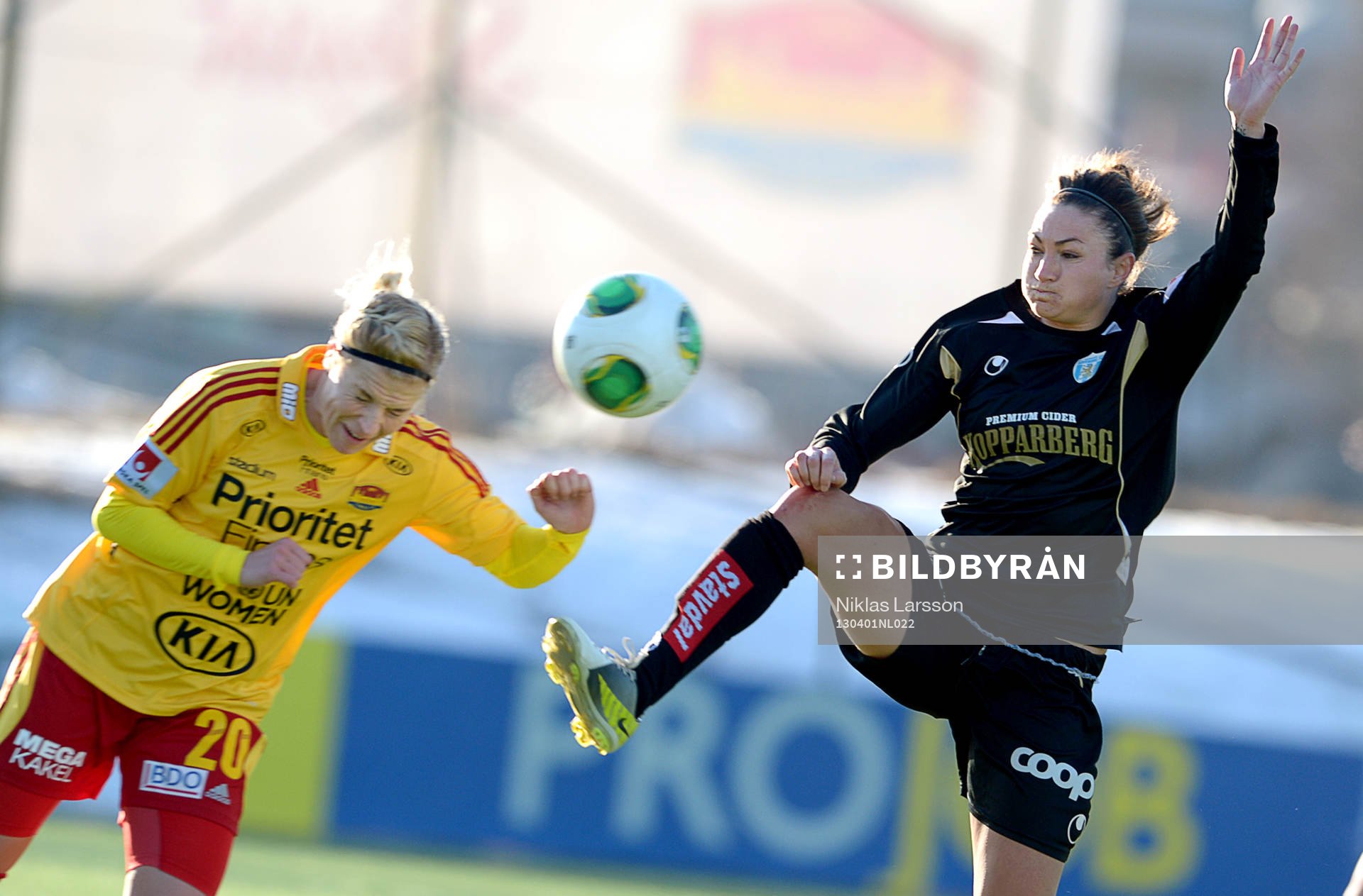 Fotboll, dam, Supercupen final, Tyresö - Göteborg /