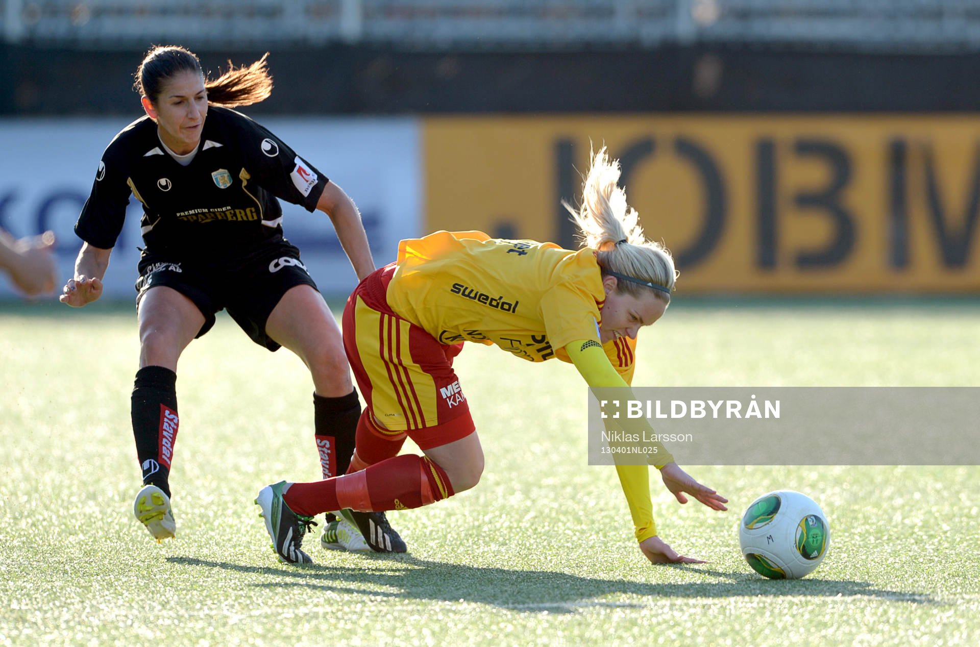 Fotboll, dam, Supercupen final, Tyresö - Göteborg /