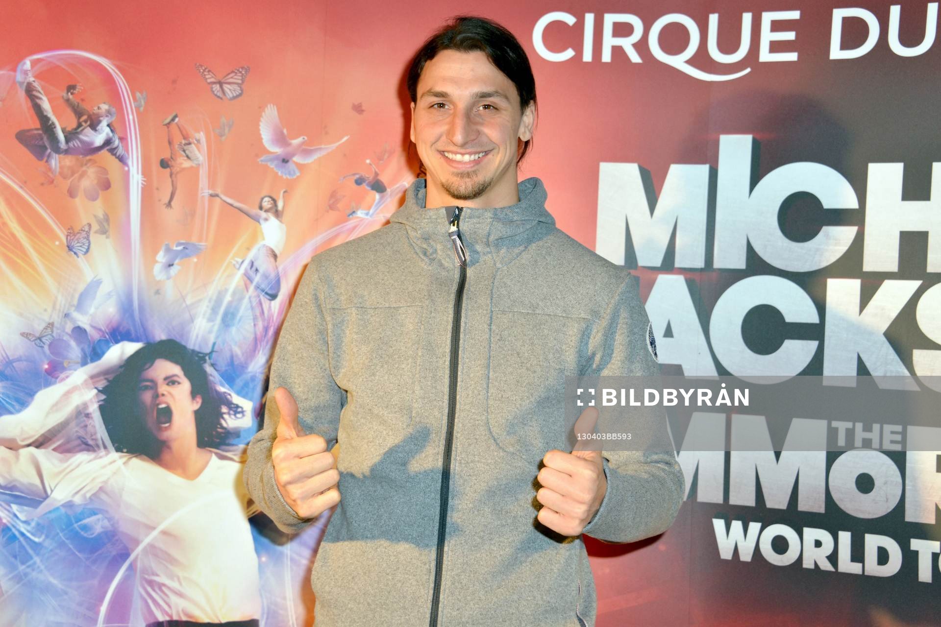  Fotboll, Zlatan Ibrahimovic: Zlatan Ibrahimovic - 03.04.2013 - Spectacle du Cirque du Soleil  - Michael Jackson THE IMMORTAL World Tour -Bercy