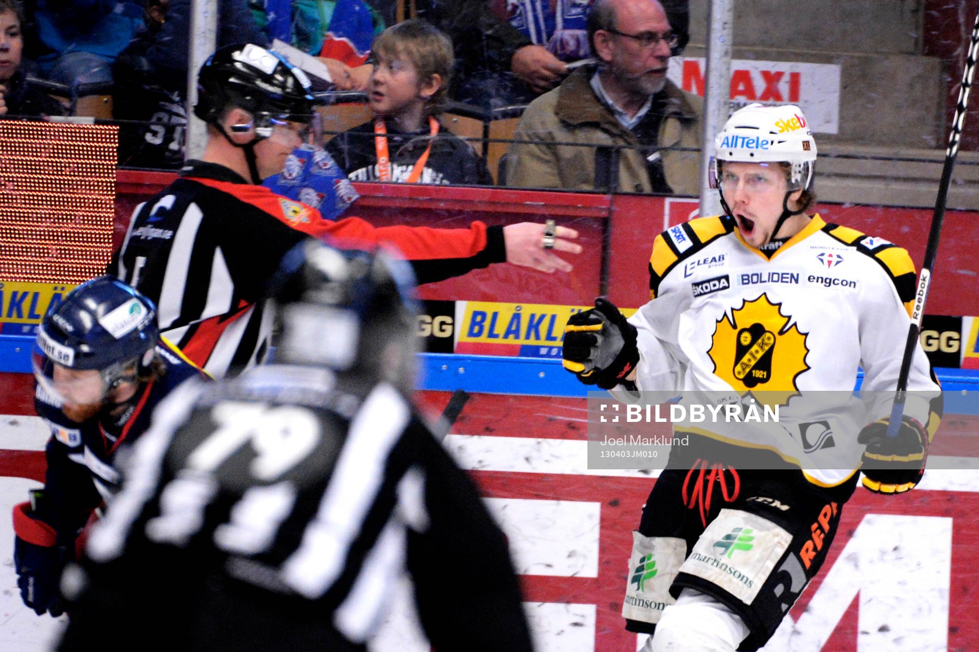 Petter Emanuelsson, Skellefteå jublar