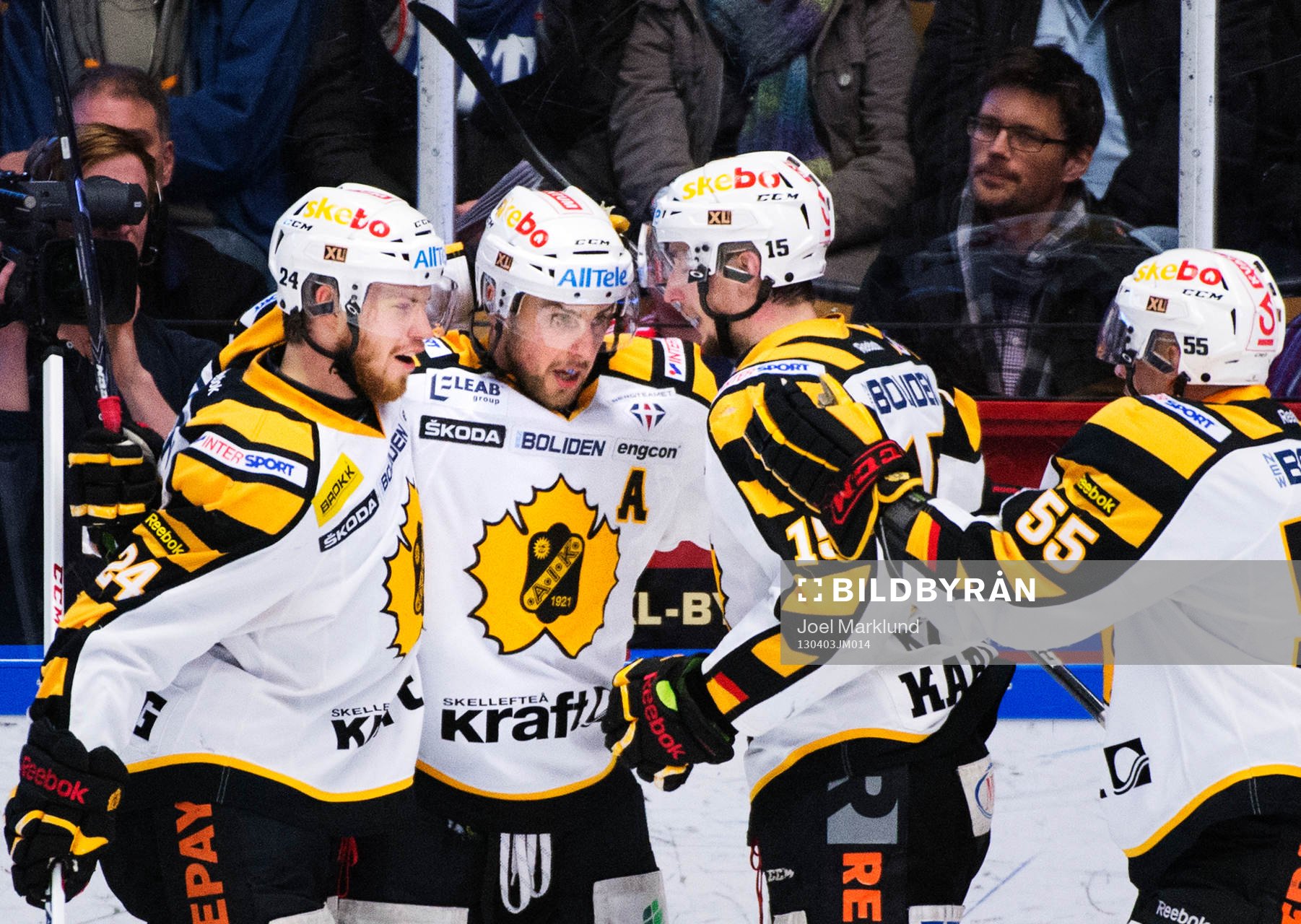 Oscar Lindberg, Joakim Lindström, Melker Karlsson och