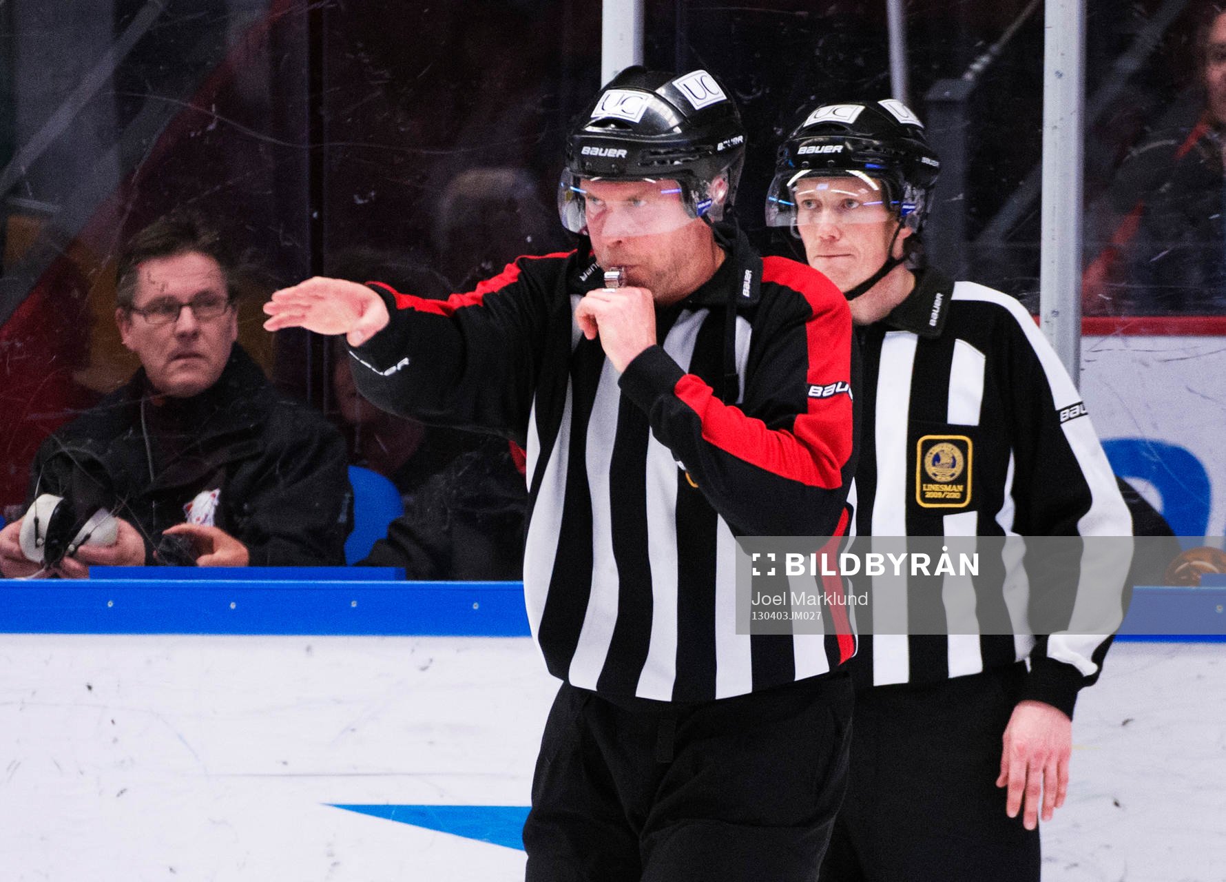Ulf Rönnmark, domare, dömer mål till Linköping i slutet
