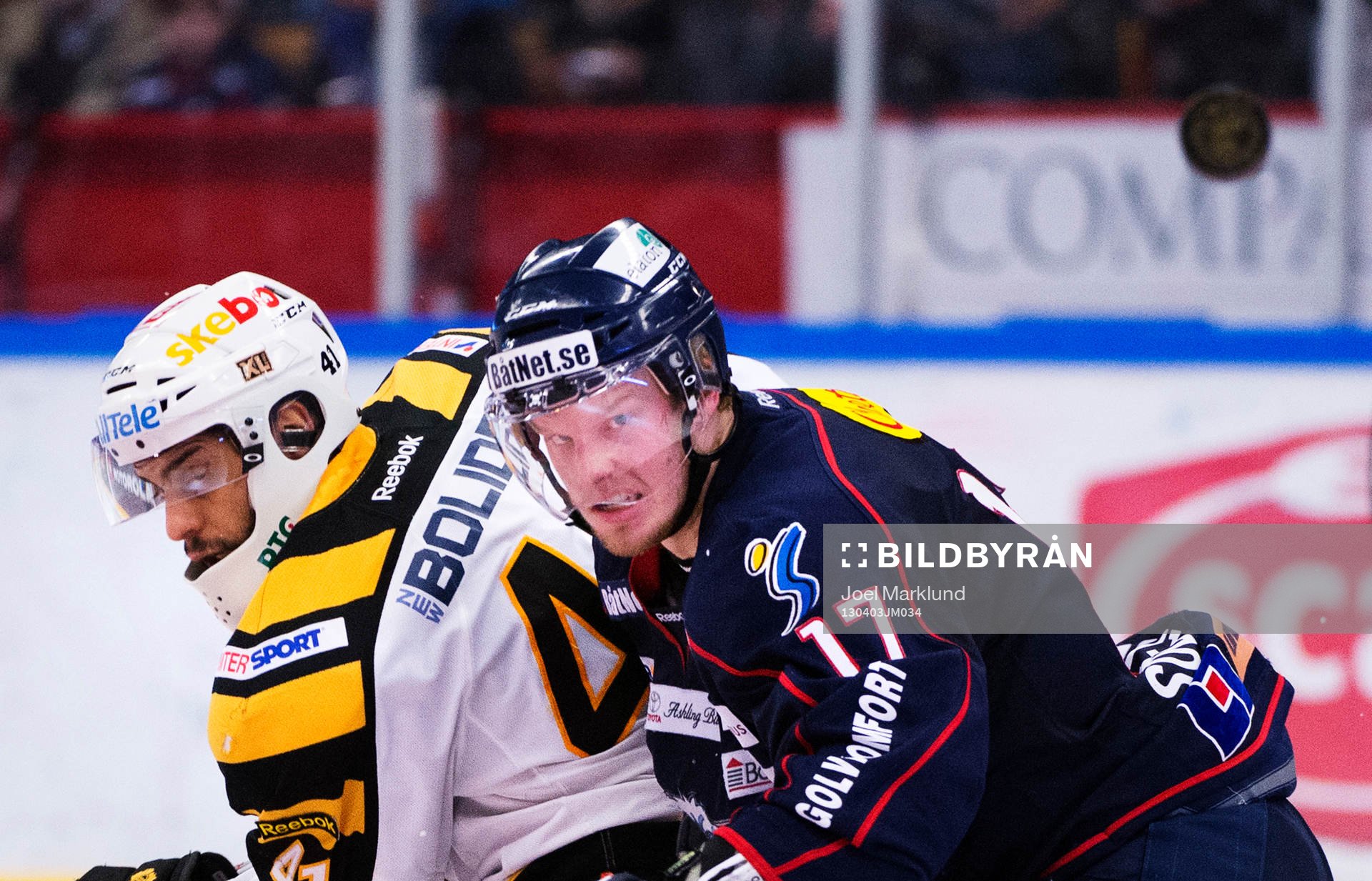 Pierre-Edouard Bellemare, Skellefteå, och Carl Söderberg,