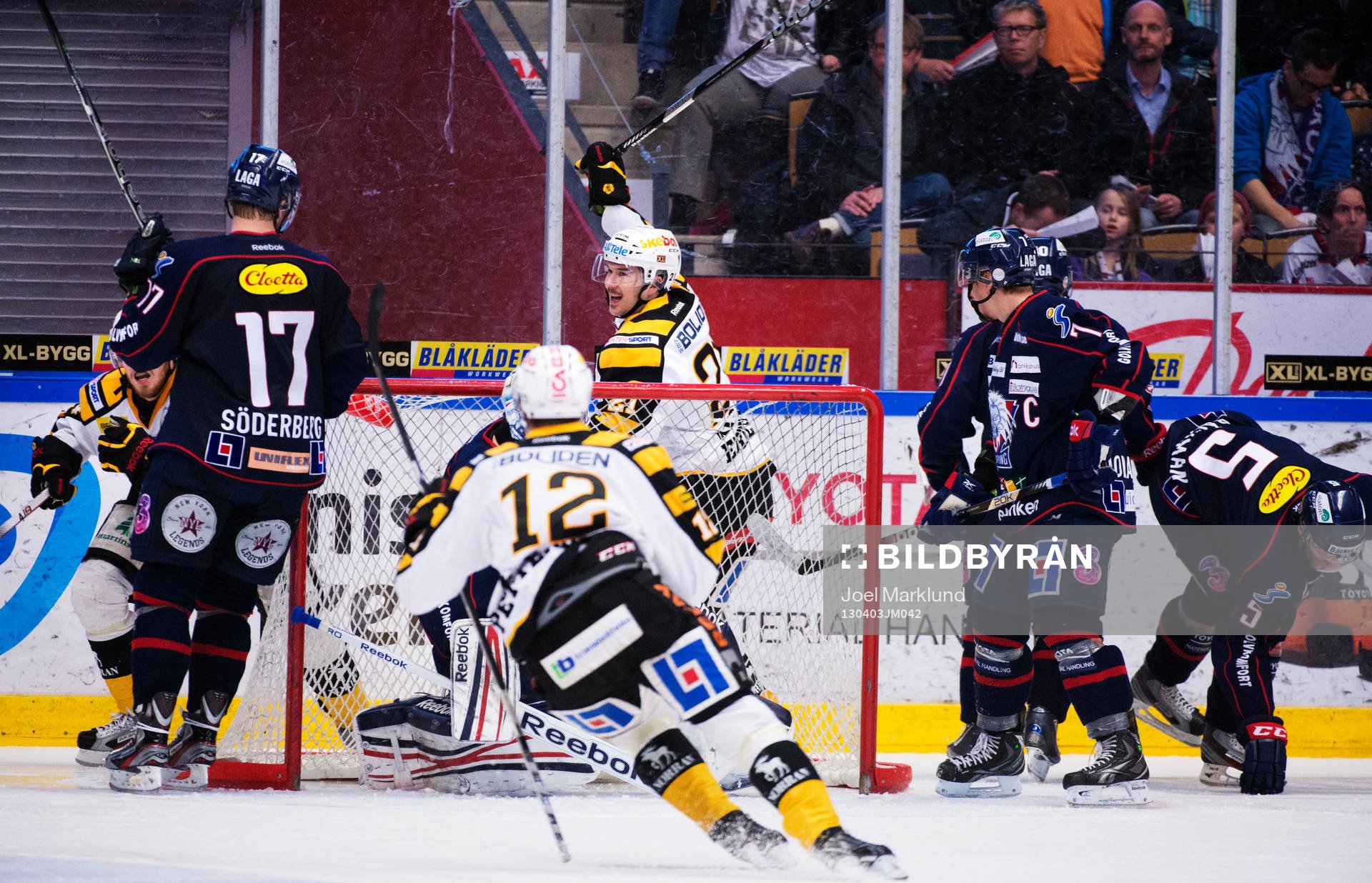 Jimmie Ericsson, Skellefteå, jublar