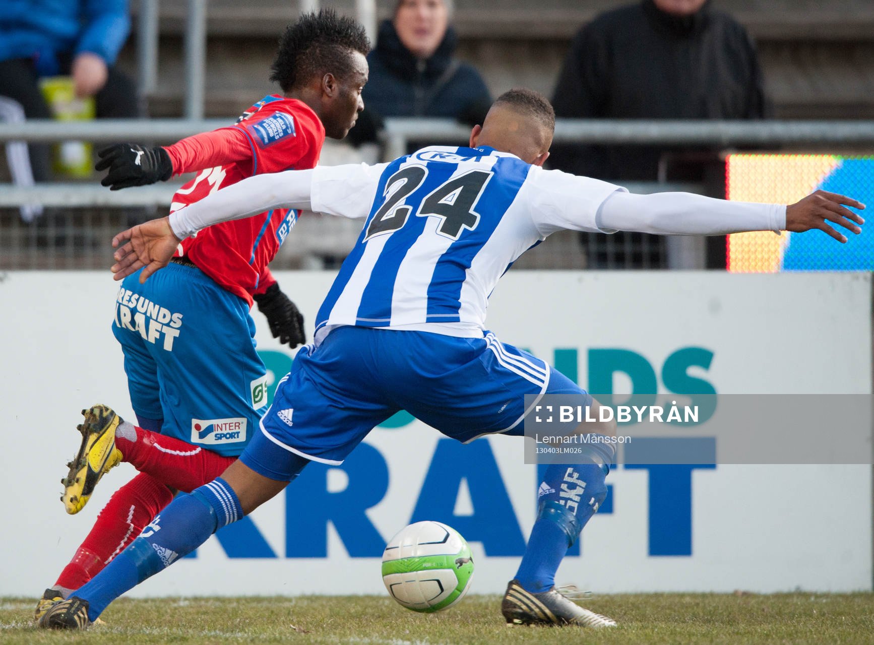 David Accam, Helsingborg, lurar Mikael Dyrestam, IFK