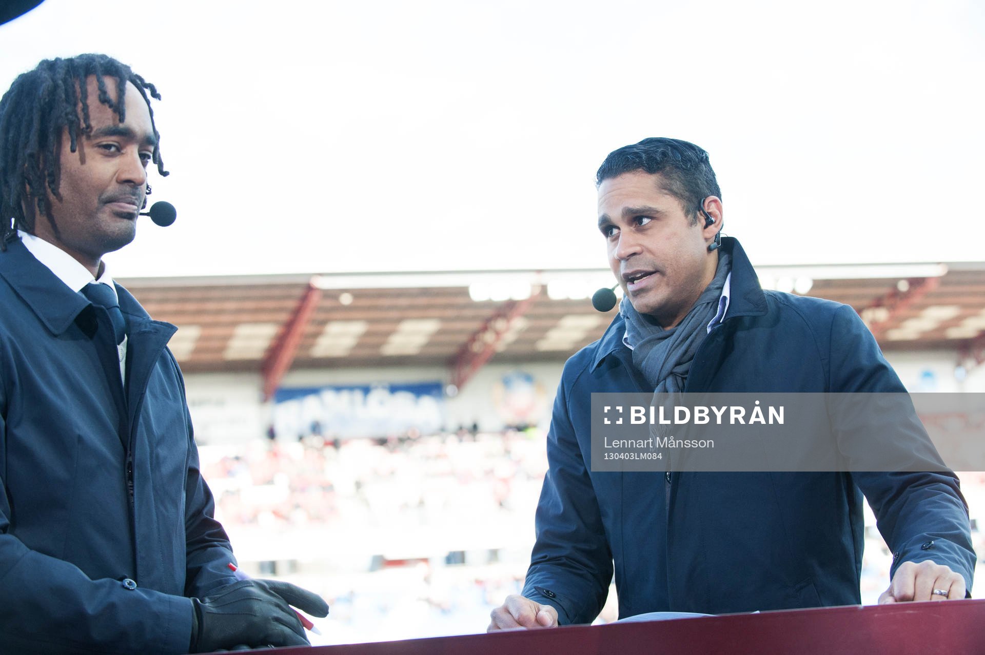 David Fjäll och Daniel Nannskog, TV-reporter,