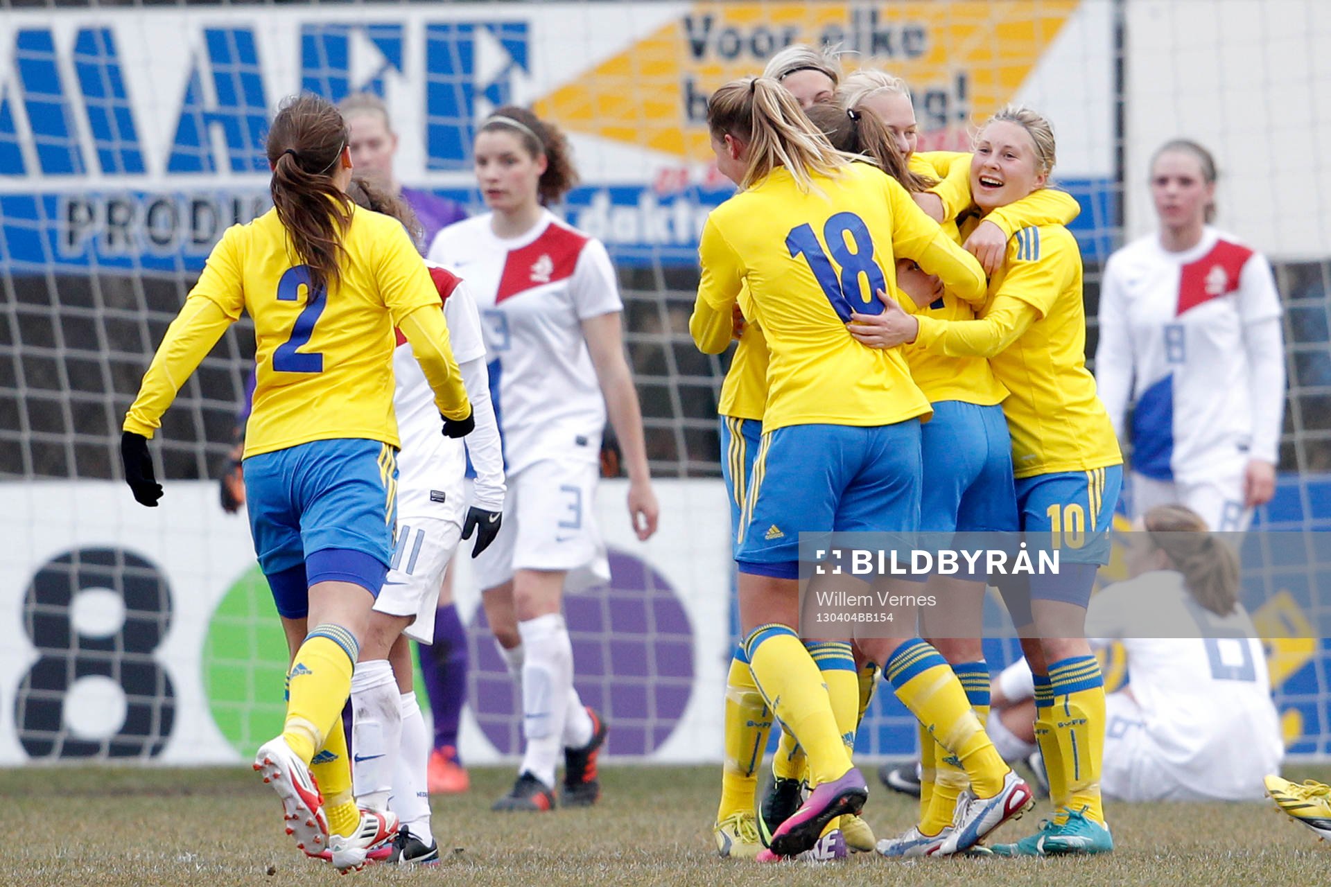 Fotboll, UEFA Championship, U19, Dam, Nederländerna -